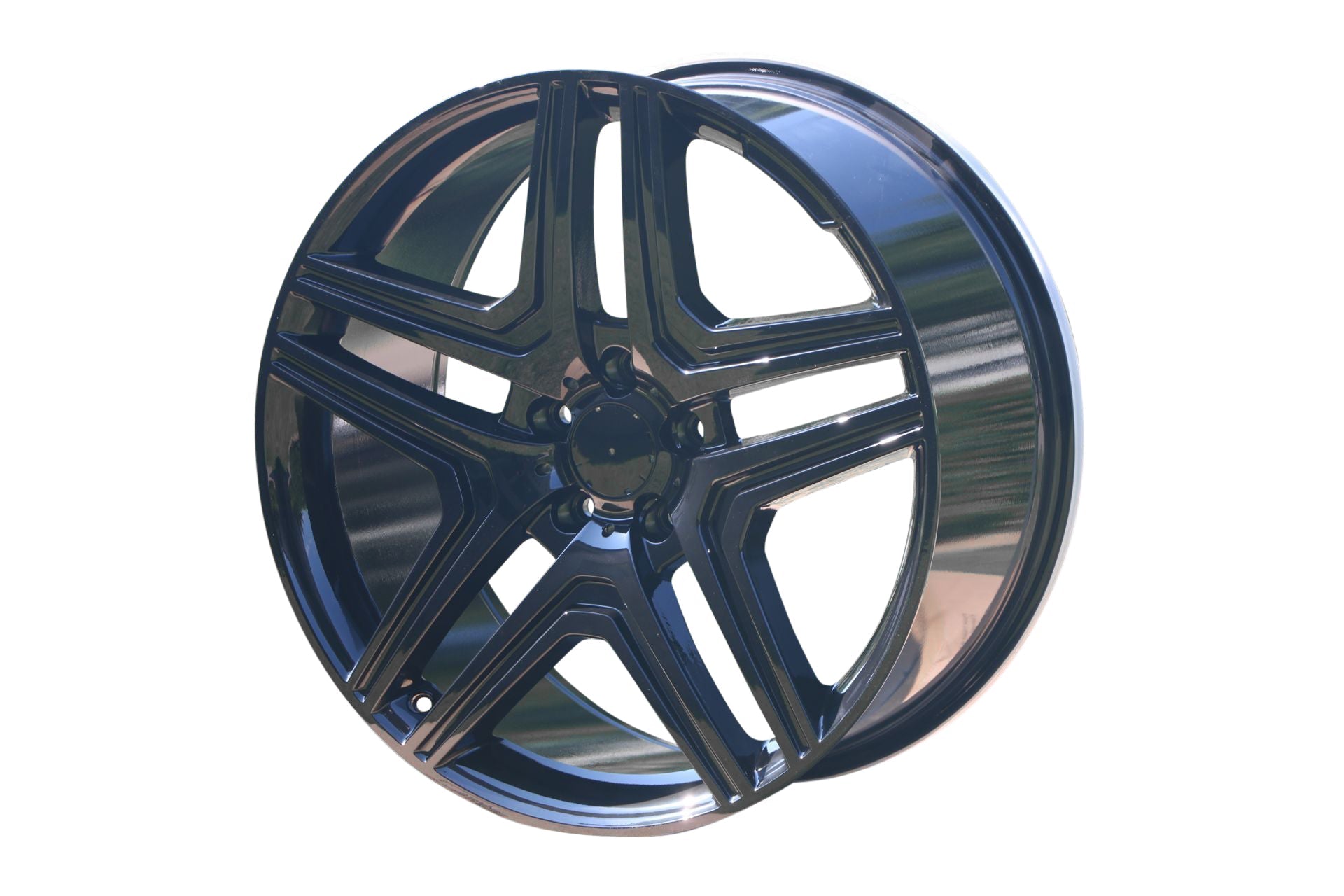 W824 157 Gloss Black 20x9.5 ET45 5x130 CB84.1