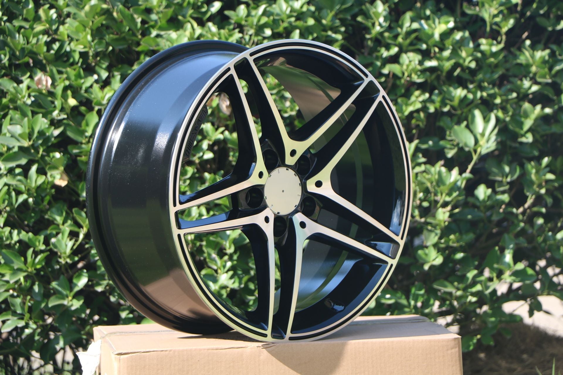 W828 Black Machined Face 18*8.0 ET45 5*112 CB66.6