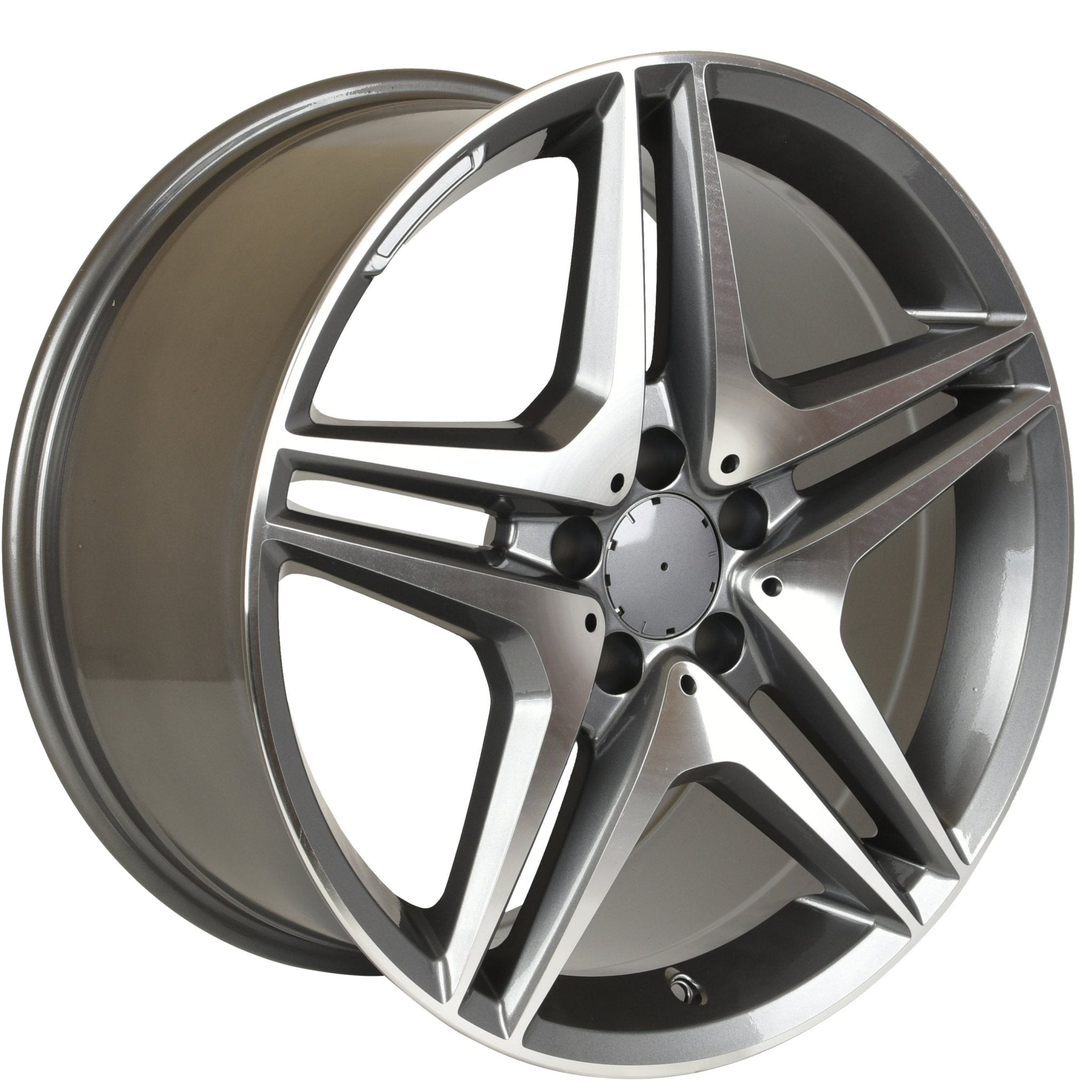 W828 Gunmetal Machined Face 18*9.5 ET35 5*112 CB66.6