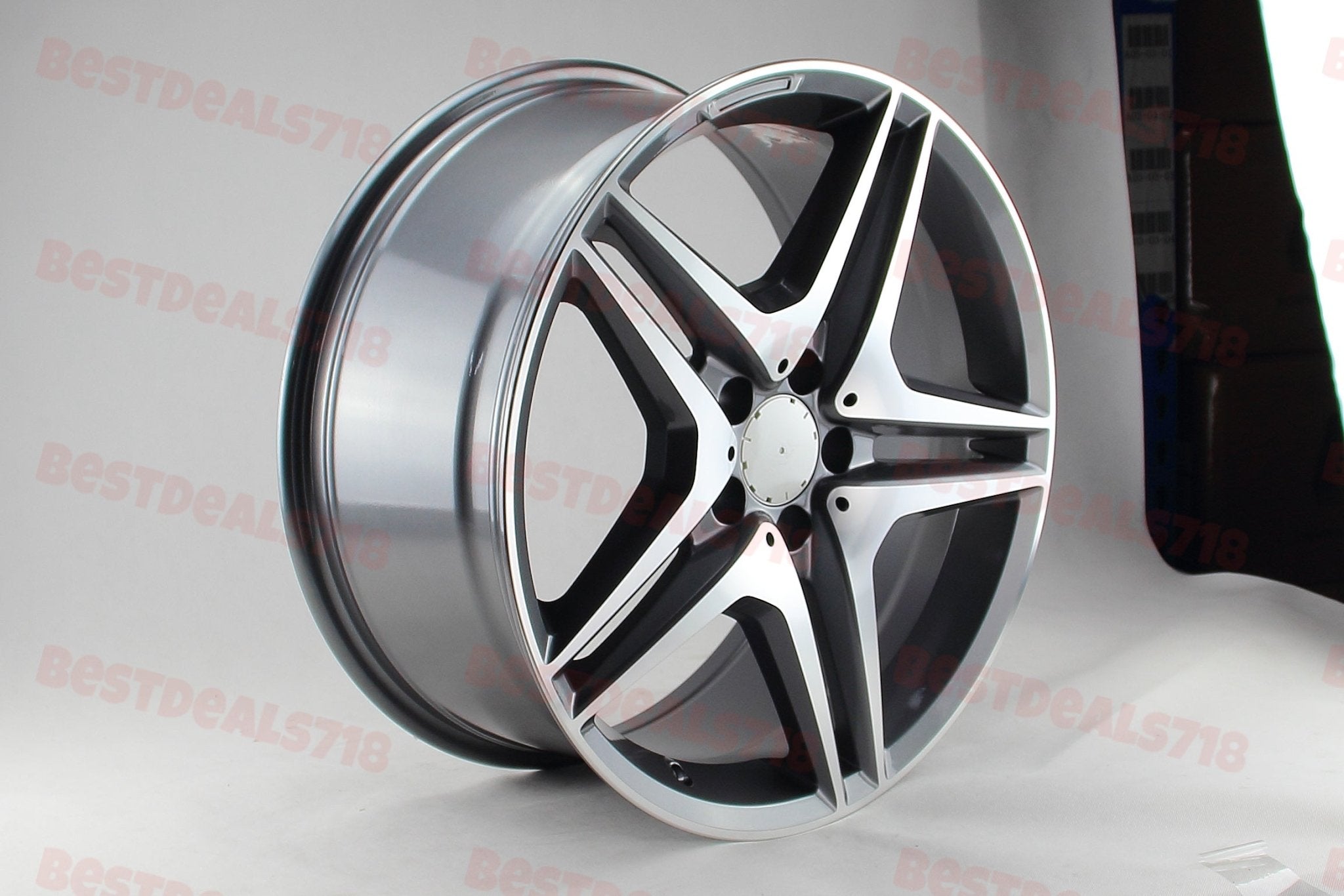 W828 Gunmetal Machined Face 18*9.5 ET35 5*112 CB66.6