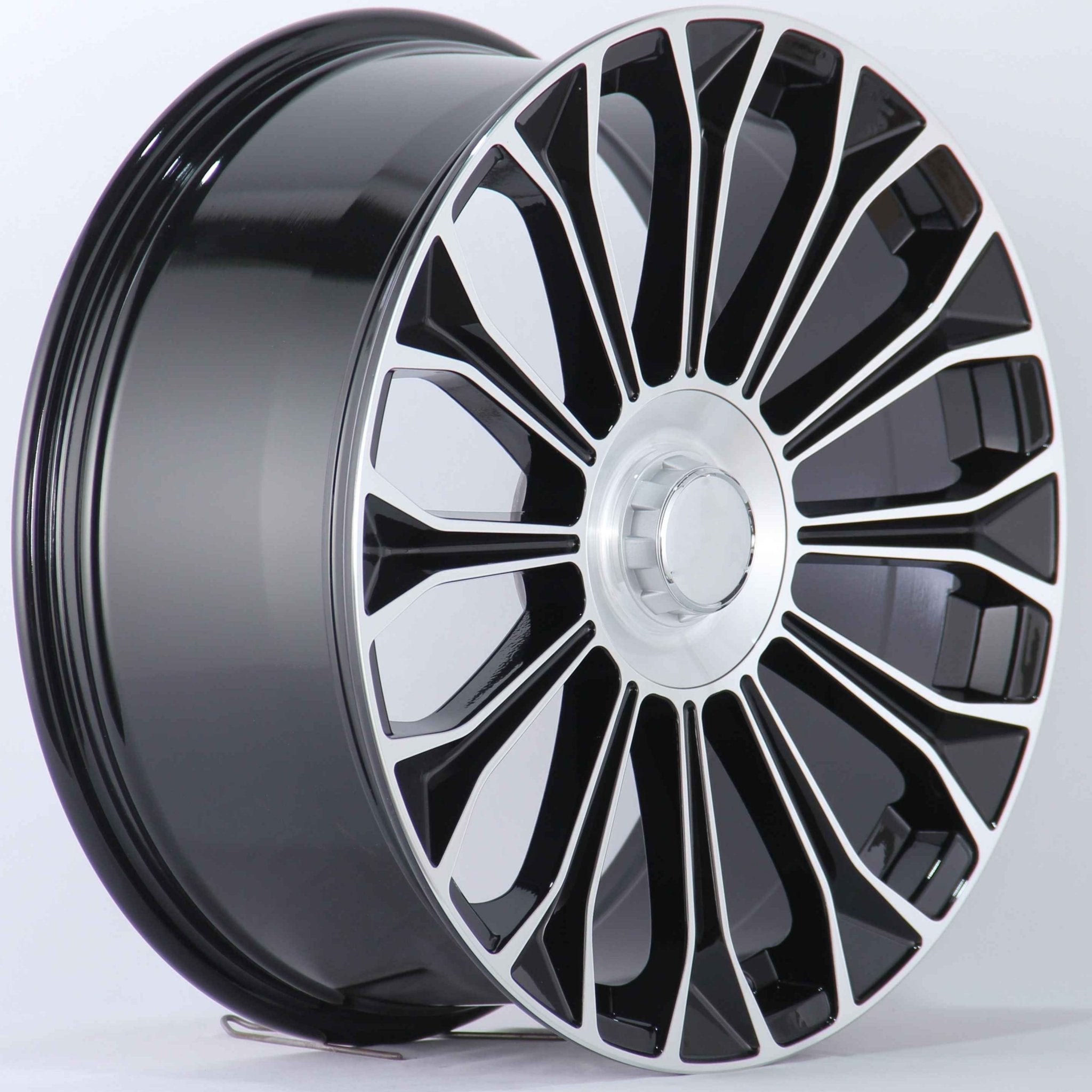 W833 iV-313B Black Machined Face 20x9.5 ET45 5x112 CB66.6