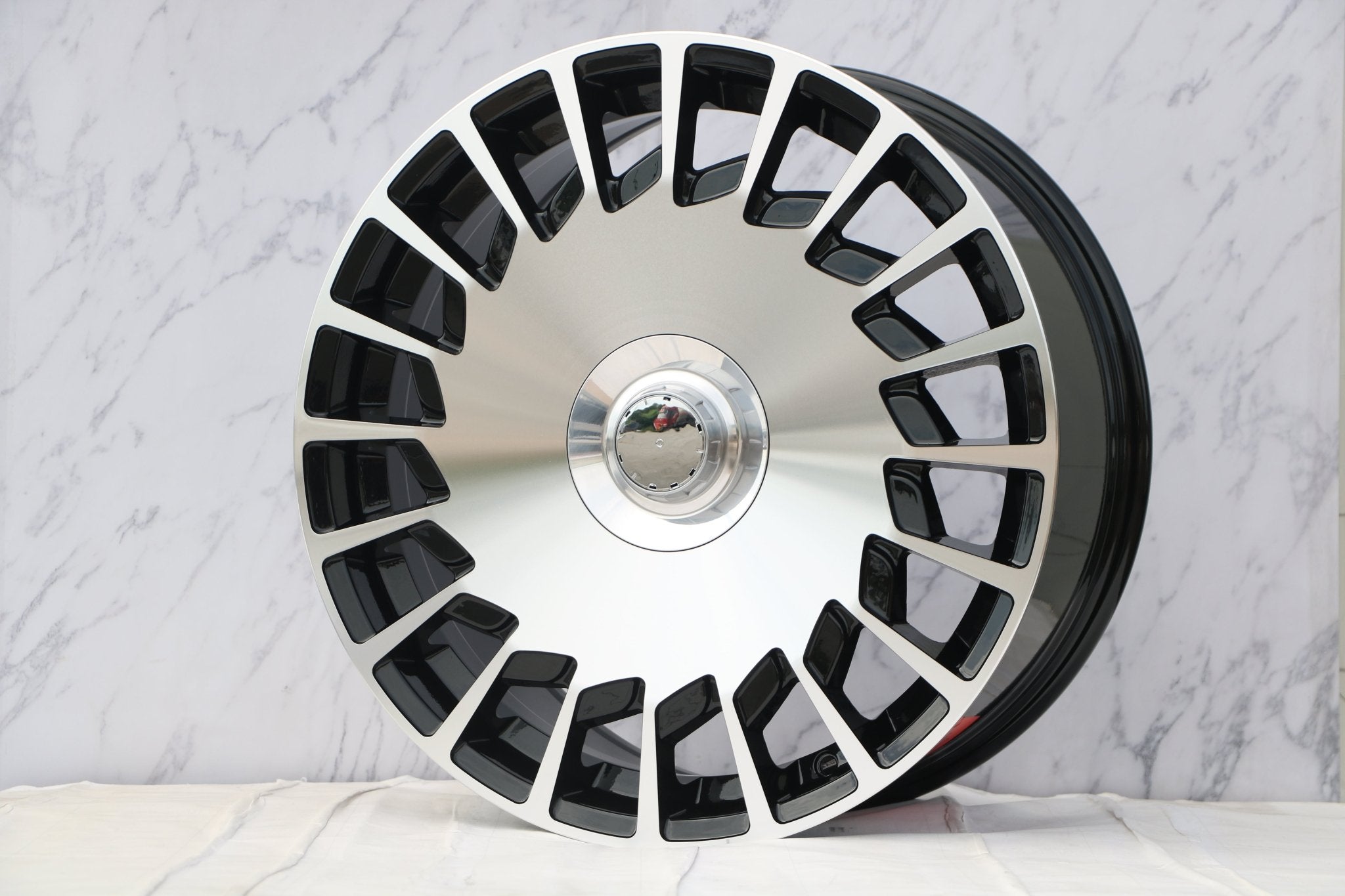 W835 Black Machined Face 20x9.5 ET35 5x112 CB66.6