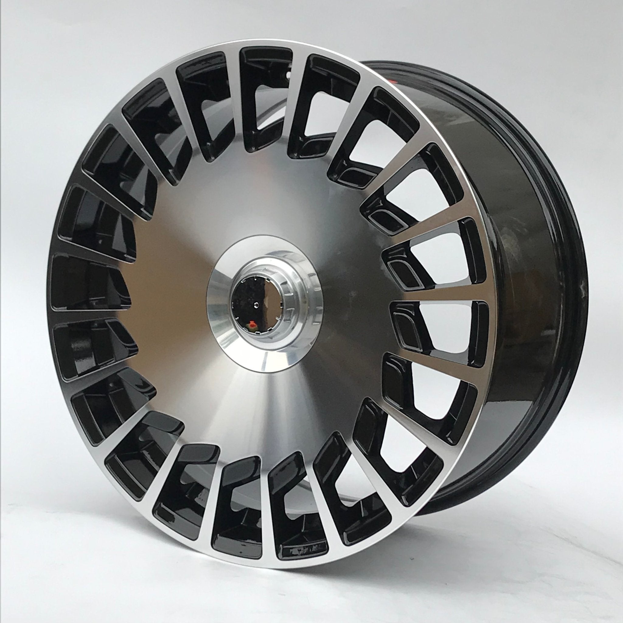 W835 Black Machined Face 20x9.5 ET35 5x112 CB66.6