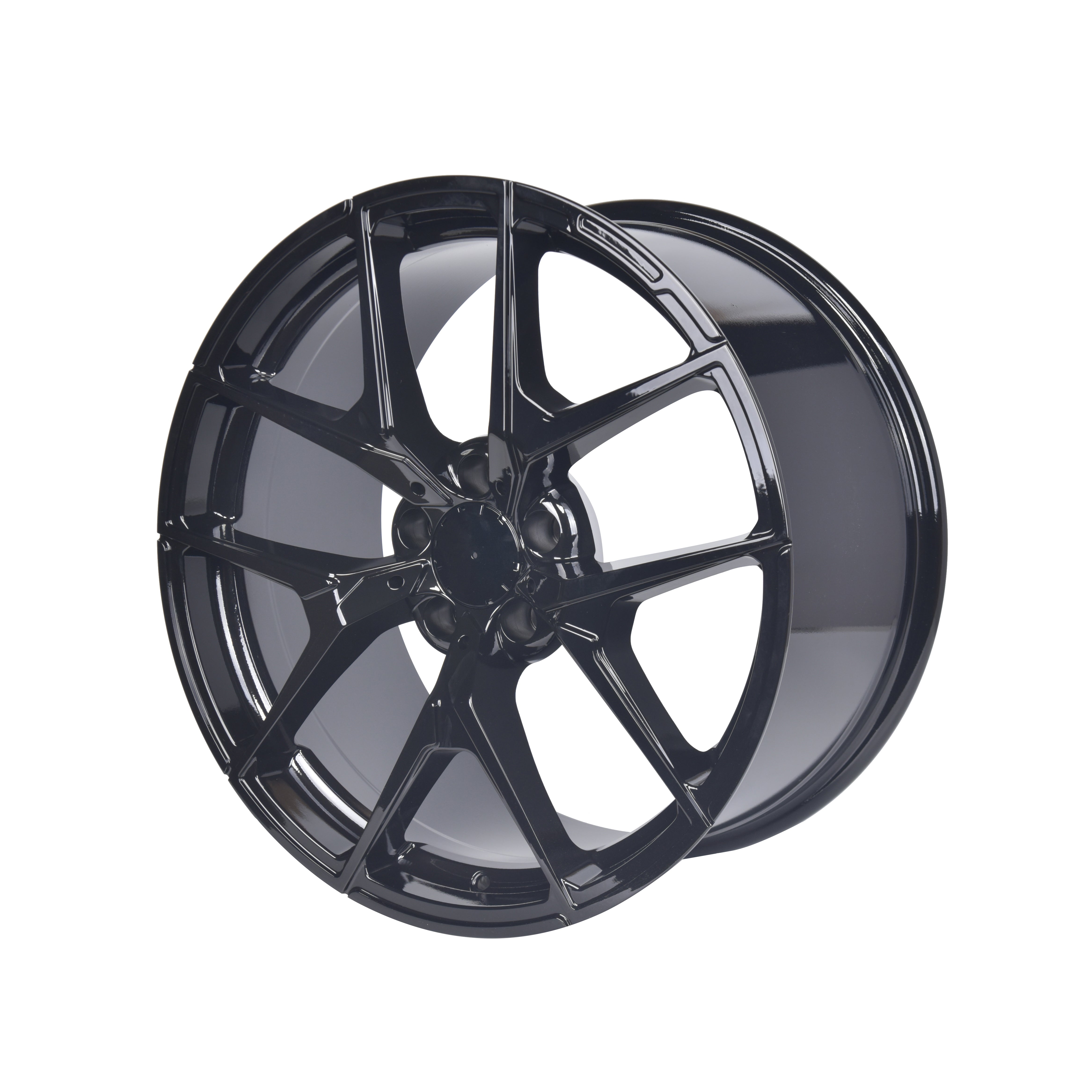 W838 Gloss Black 18x8.5 Et35 5x112 CB66.6
