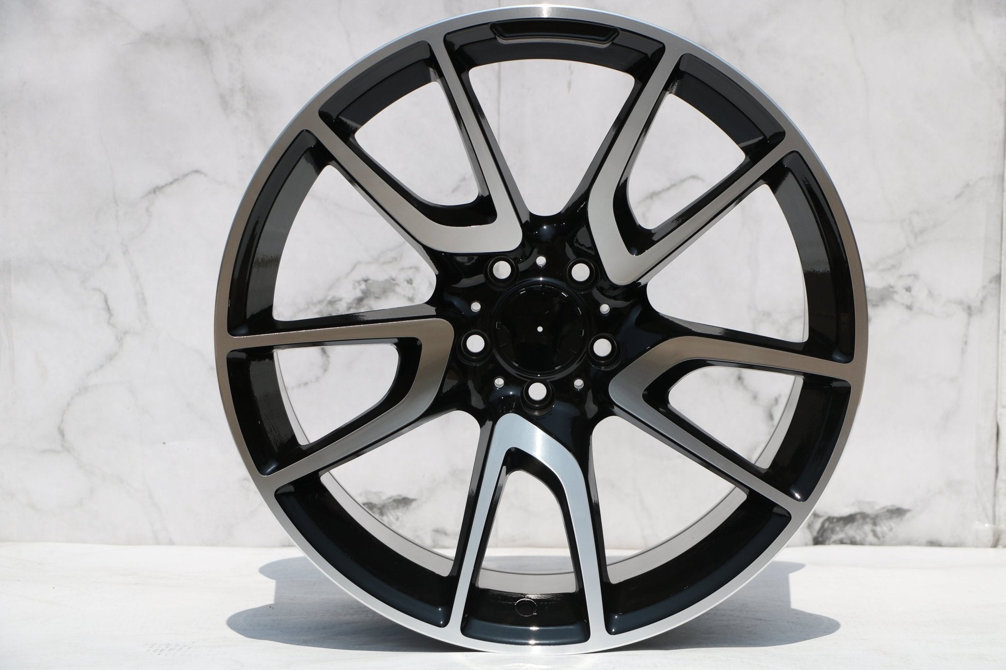 W839 Black Machined Face 19x9.5 ET35 5x112 CB66.6