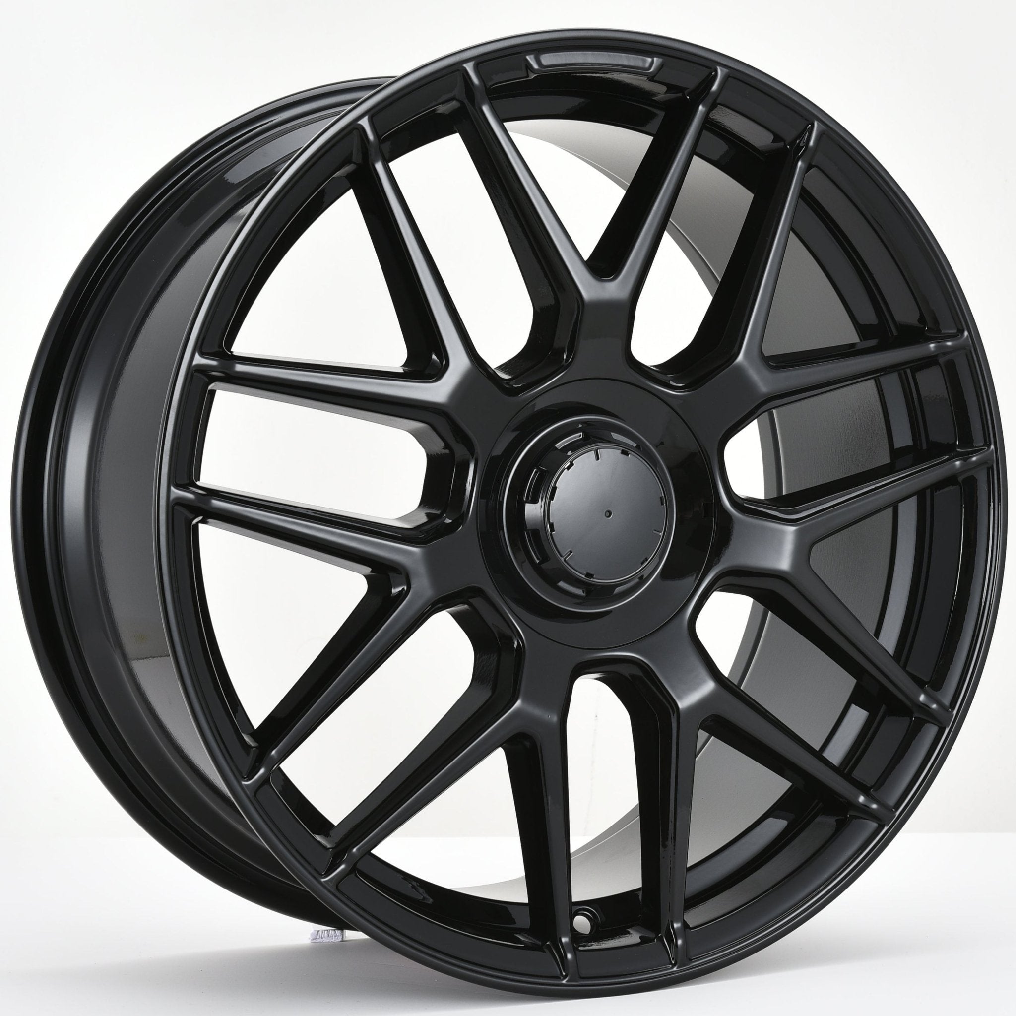 W840 D1258B Gloss Black 20x9.5 ET35 5x112 CB66.6