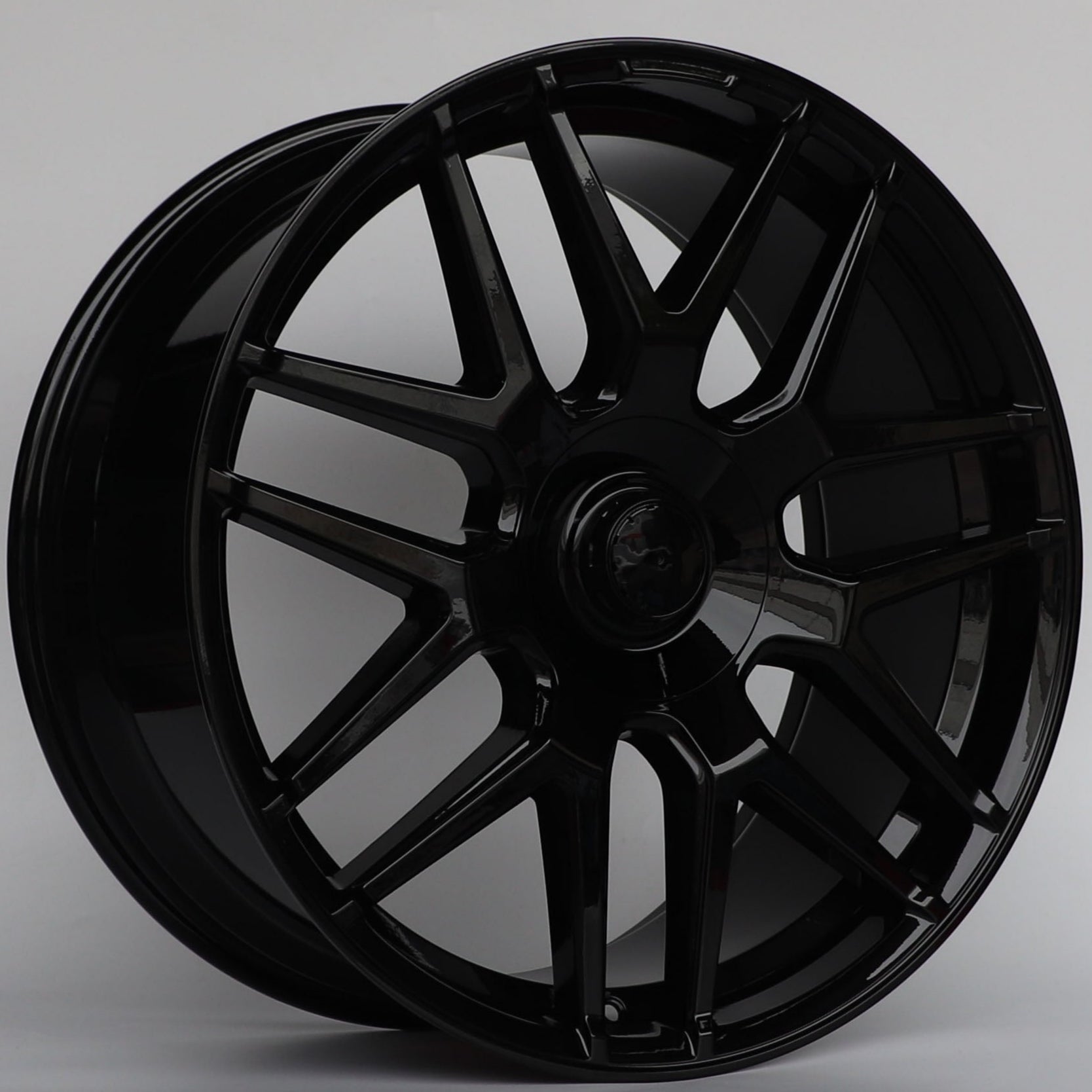 W840 D1258B Gloss Black 20x9.5 ET35 5x112 CB66.6