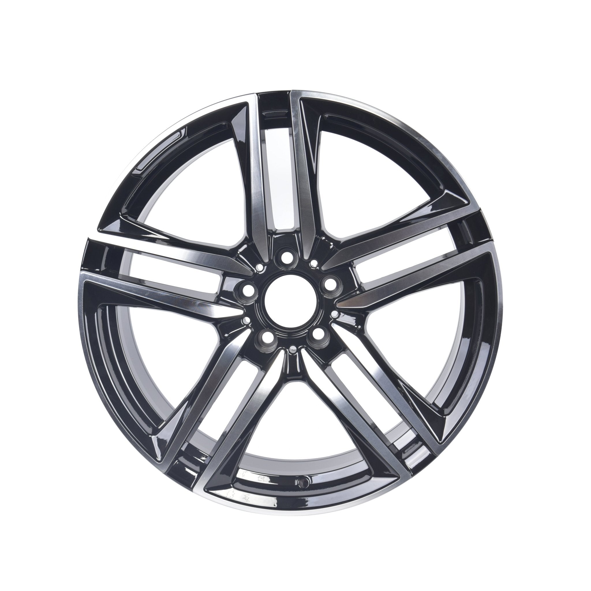 W845 1558 Black Machined Face 19x8.5 ET32  CB66.6