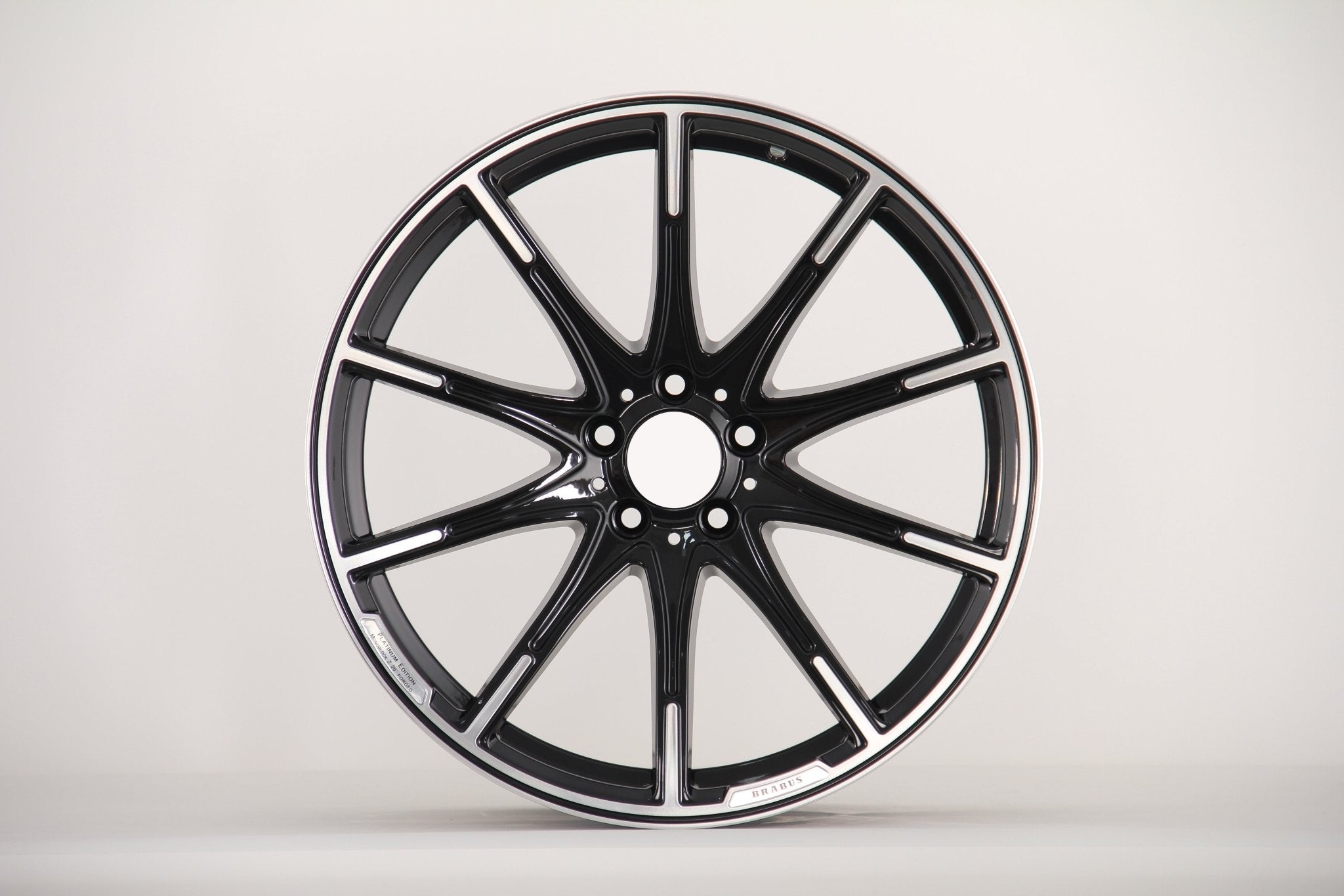 W846 8124 Black Machined Face 20x8.5 ET38 5x112 CB66.6