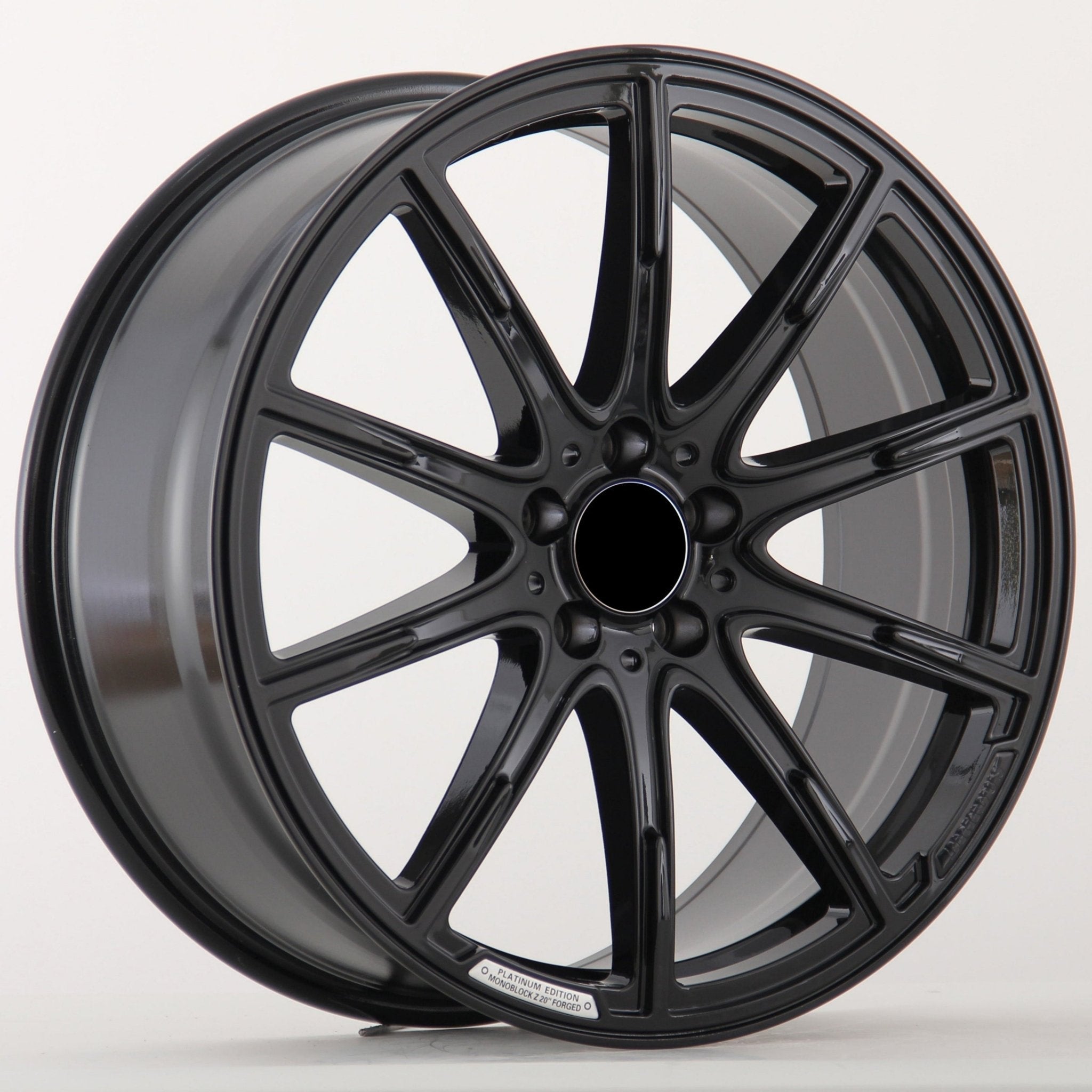 W846 8124 Gloss Black 19x9.5 ET45 5x112 CB66.6