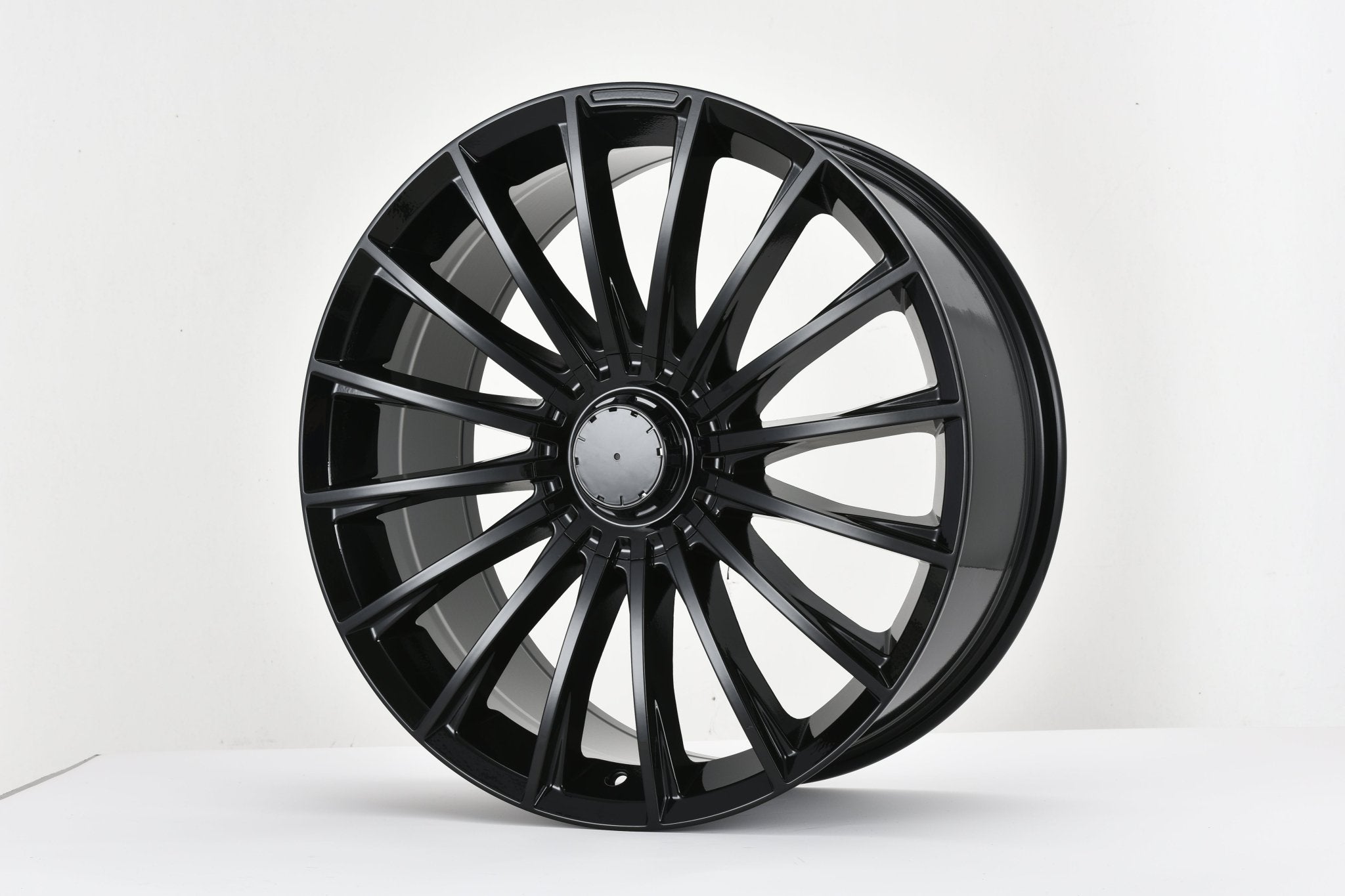 W849 D1499 Gloss Black 20x8.5 Et35 5x112 CB 66.6  C-1499-B