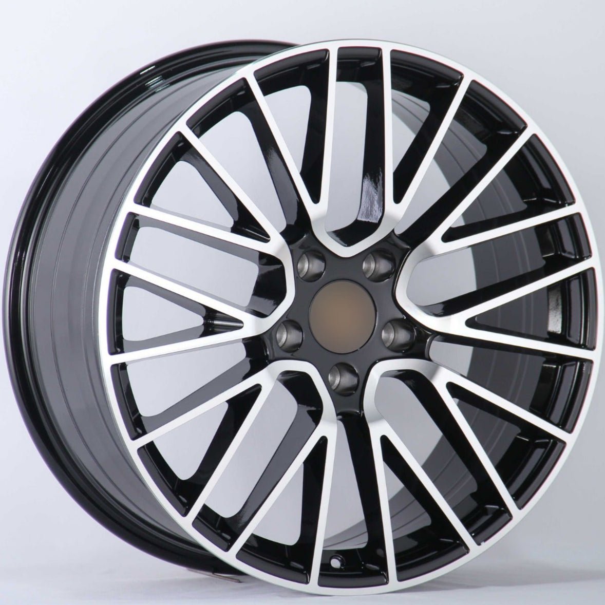W855 iV-704 Black Machined Face 22x10 ET48 5x130 CB71.6