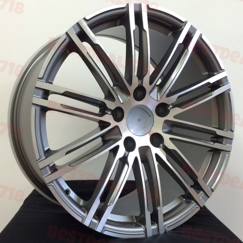 W858 862 Gunmetal Machined Face 21x10 ET60 5x130 CB71.56