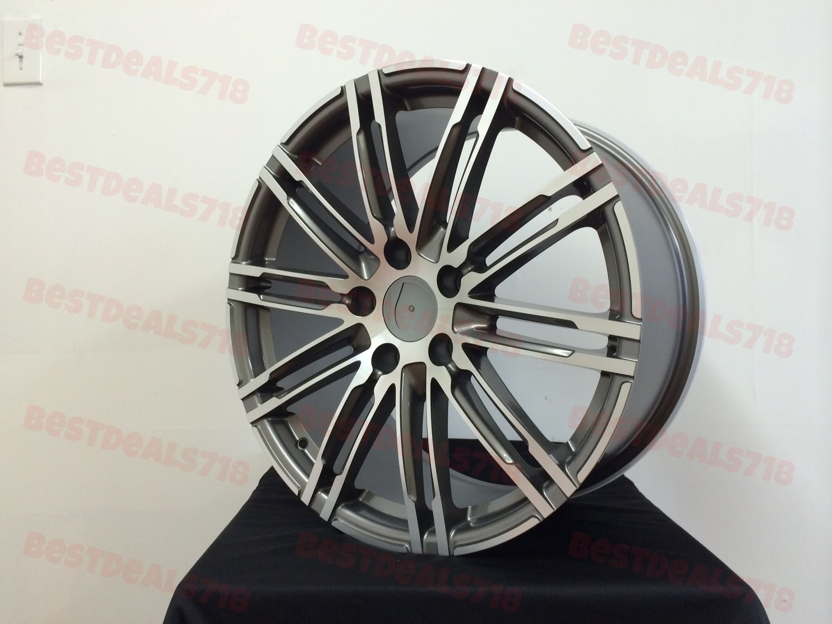 W858 862 Gunmetal Machined Face 20x9.5 ET55 5x130 CB71.56