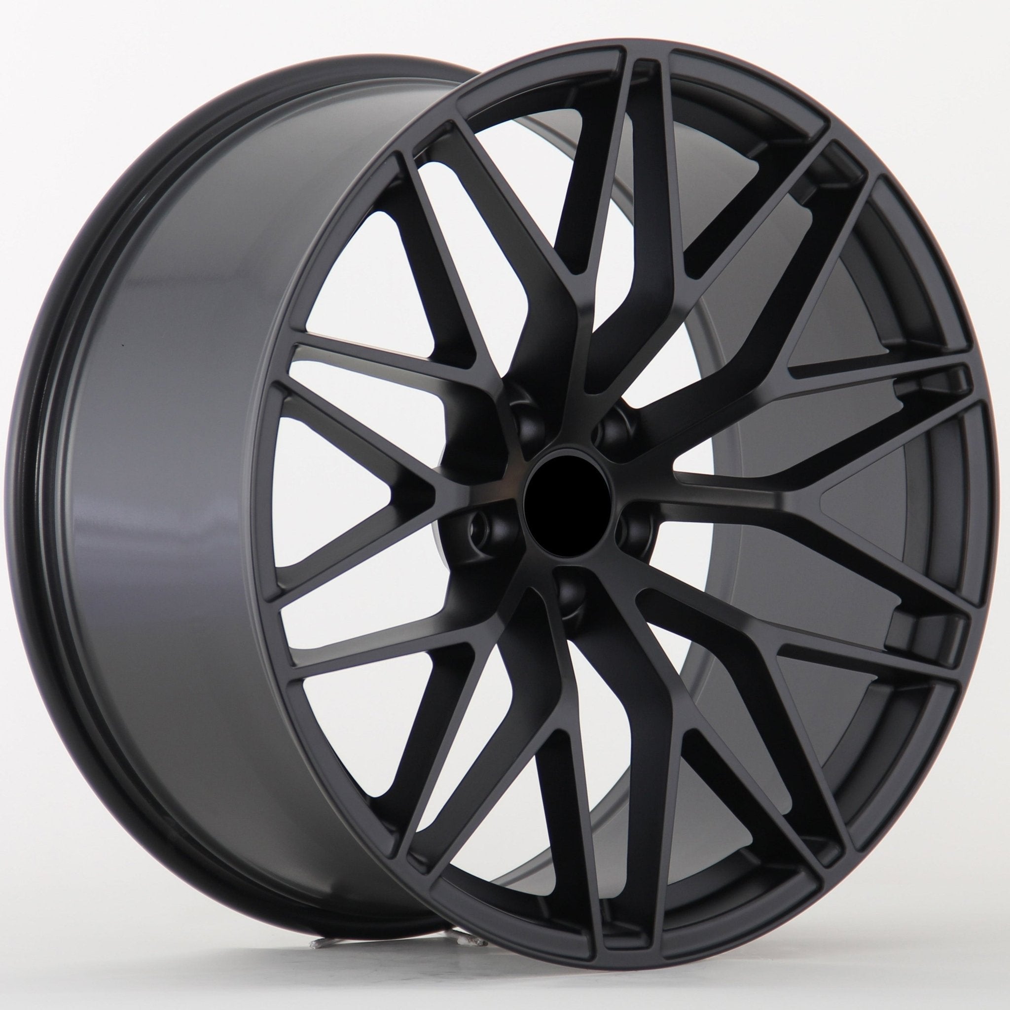 W864 874 Satin Black 21x10 ET19 5x112 CB66.45
