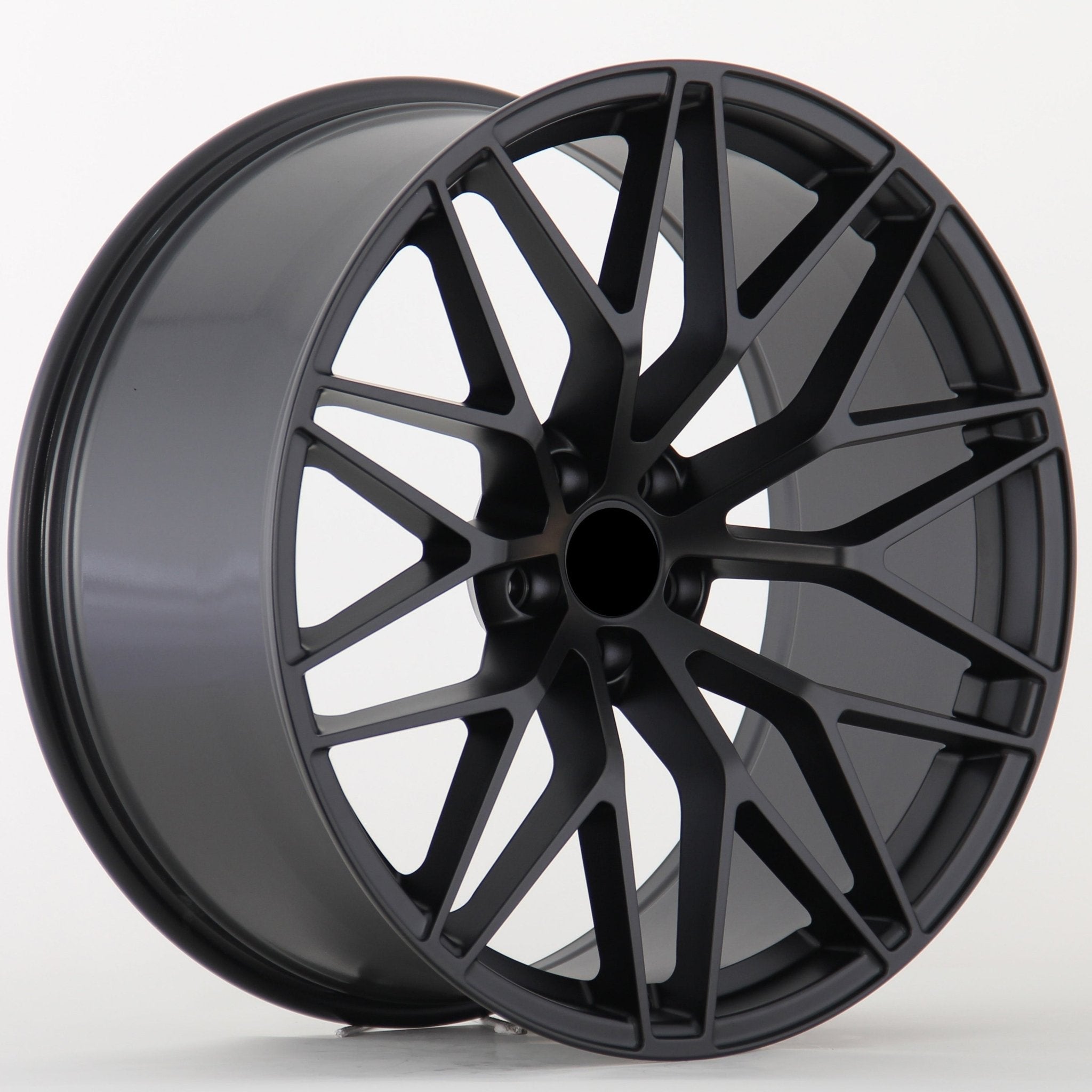 W864 874 Satin Black 21x9.5 ET26 5x112 CB66.45