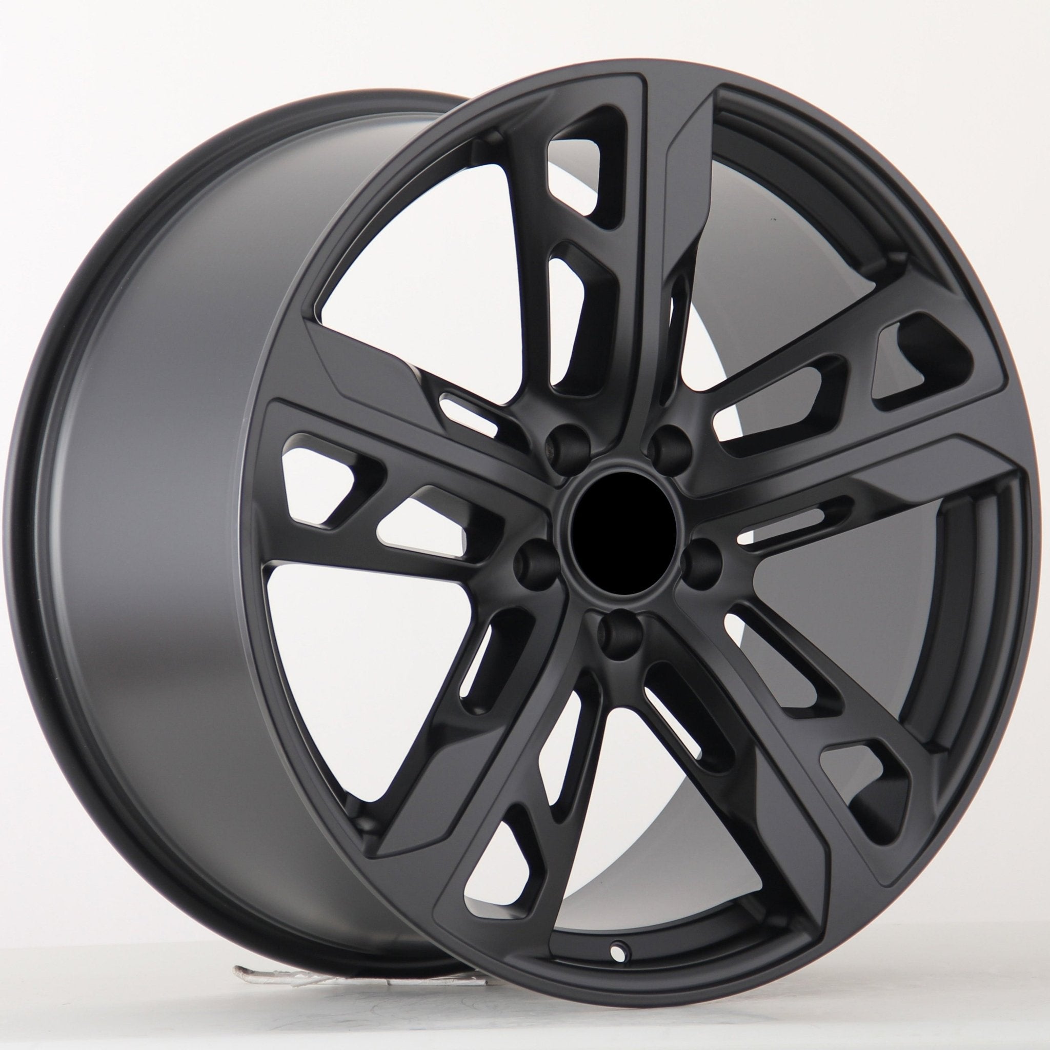 W865 876 Satin Black 22x11.5 ET60 5x130 CB71.56