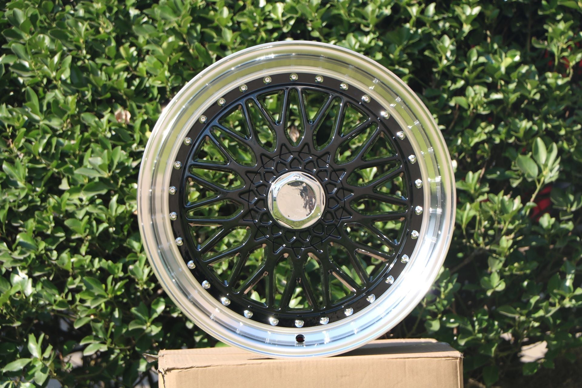 W881 479 Black Machined Lip 17x7.5 ET35 5x112/114.3/120 CB73.1