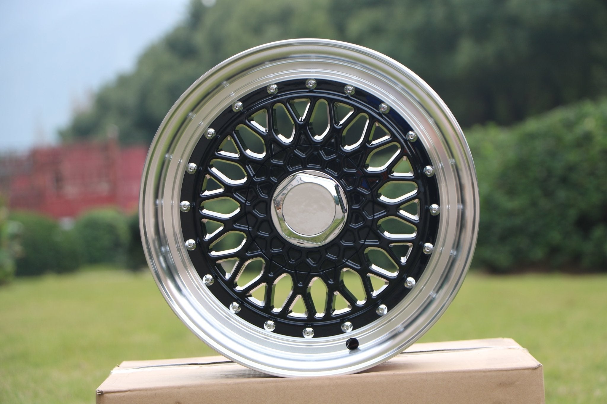 W883 479 Black Machined Lip 18x8.0 ET35 5x112/114.3/120 CB 73.1  C479-03-B