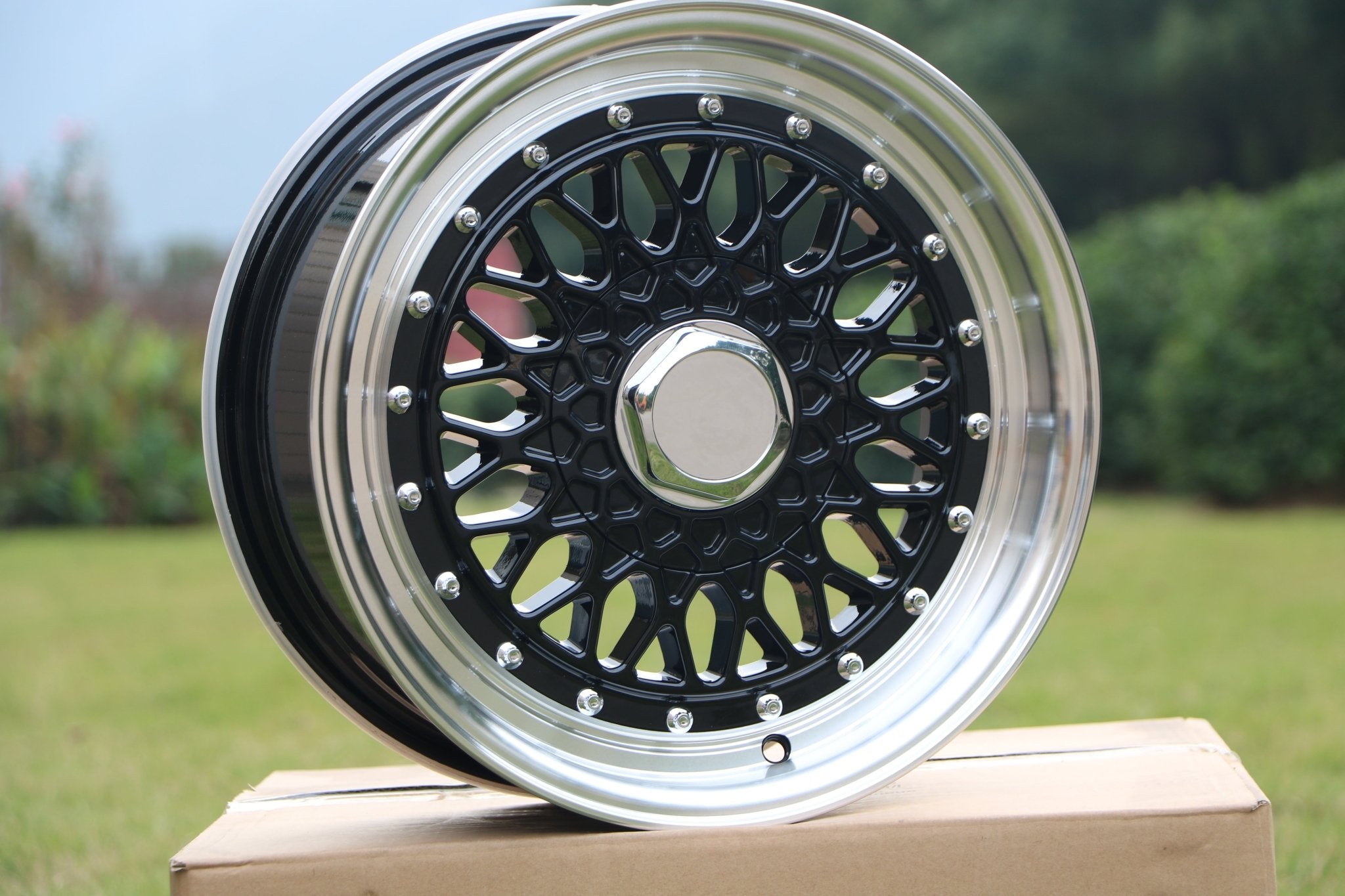 W883 479 Black Machined Lip 18x8.0 ET35 5x112/114.3/120 CB 73.1  C479-03-B