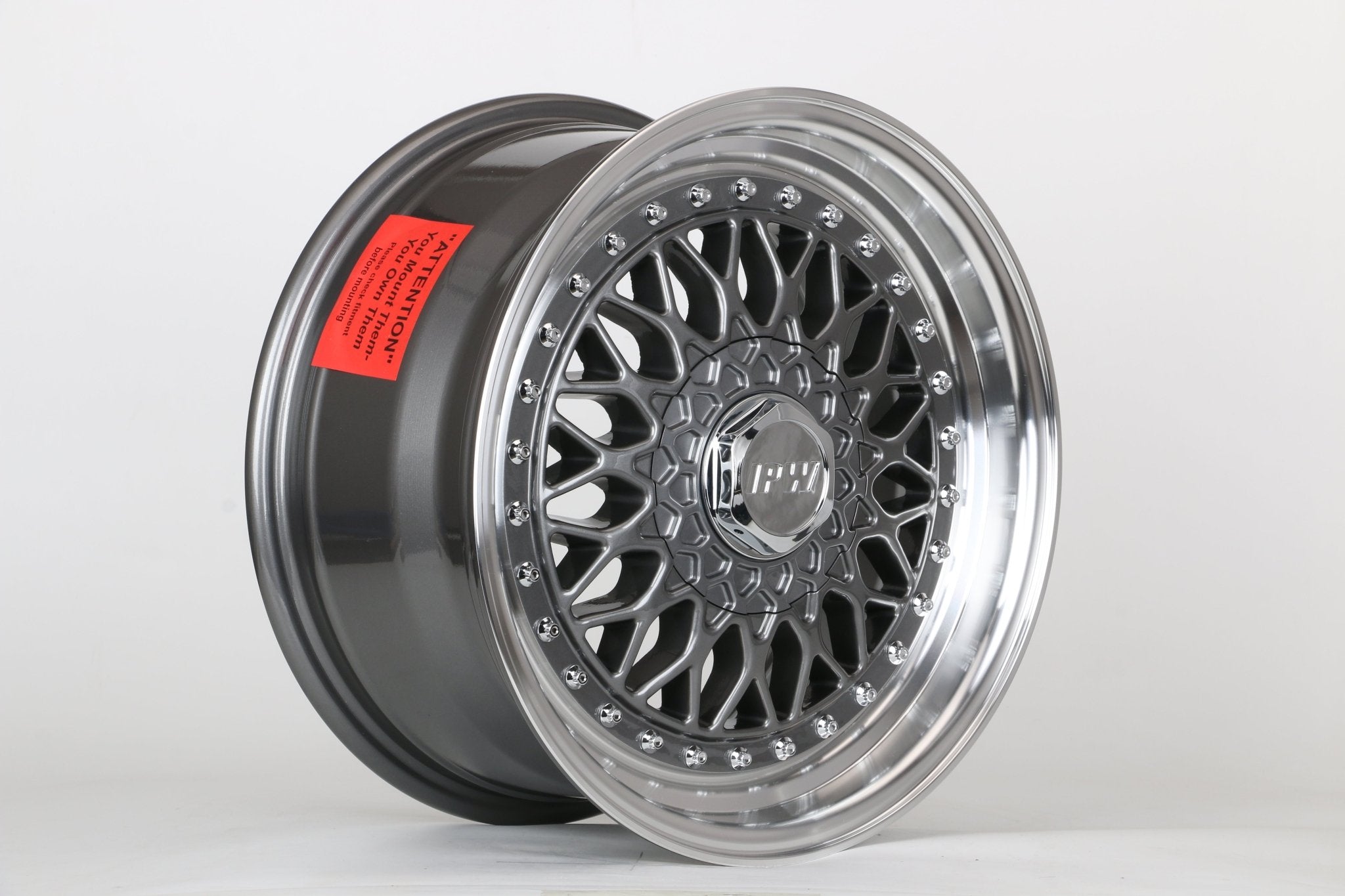 W883 479 Gunmetal Machined Lip 20x9.5 ET35 5x112 5x114.3 5x120 CB 73.1