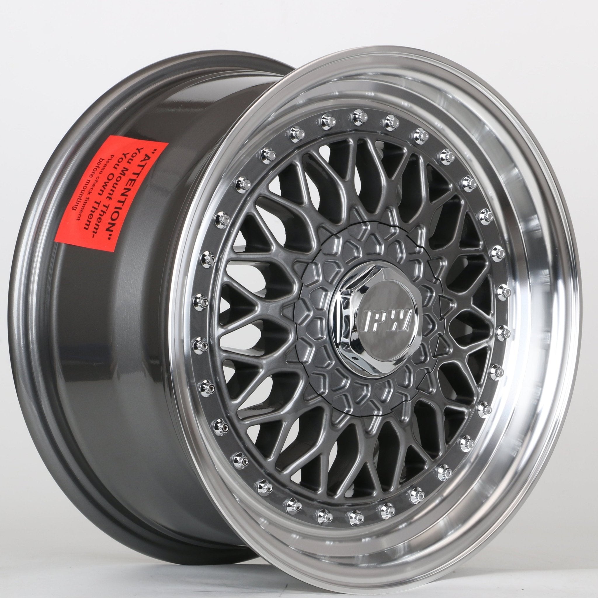 W883 479 Gunmetal Machined Lip 20x9.5 ET35 5x112 5x114.3 5x120 CB 73.1