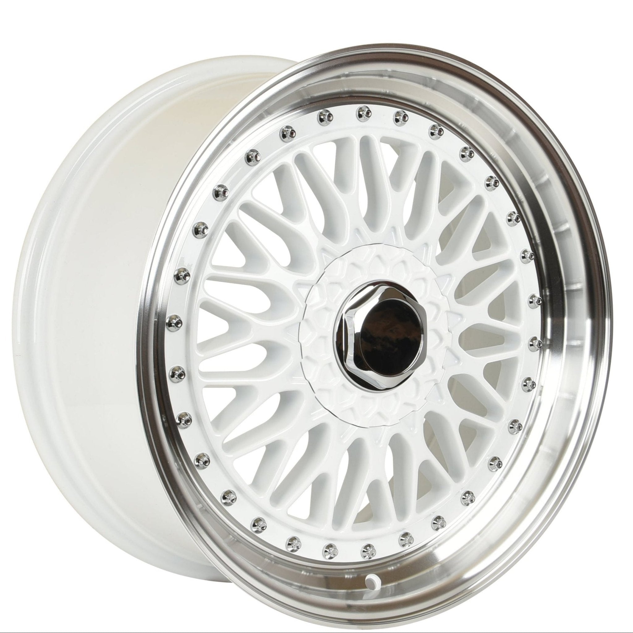 W883 White Machined Lip 20x8.5 ET35 5x112/114.3 CB73.1