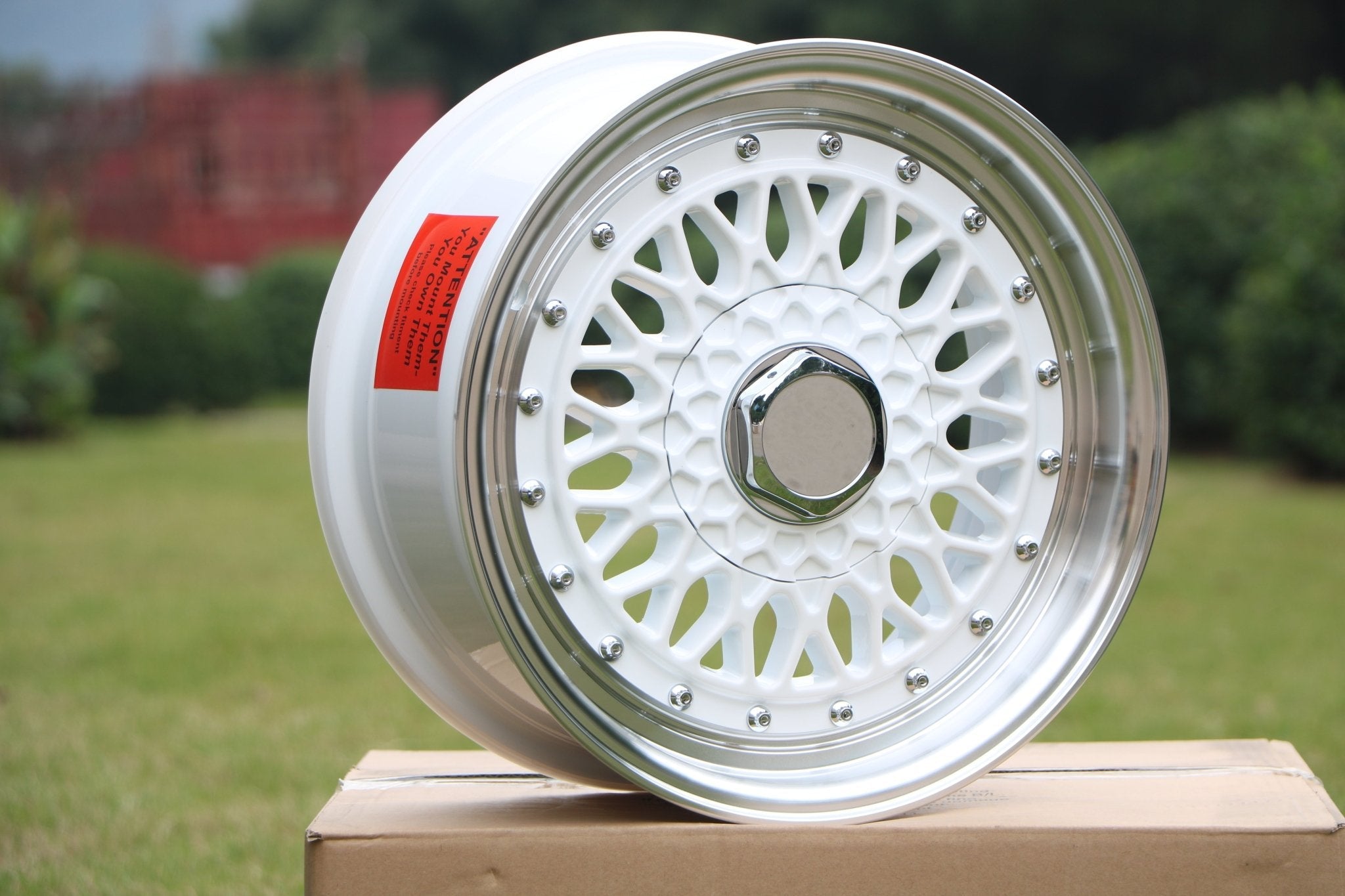 W883 White Machined Lip 20x8.5 ET35 5x112/114.3 CB73.1