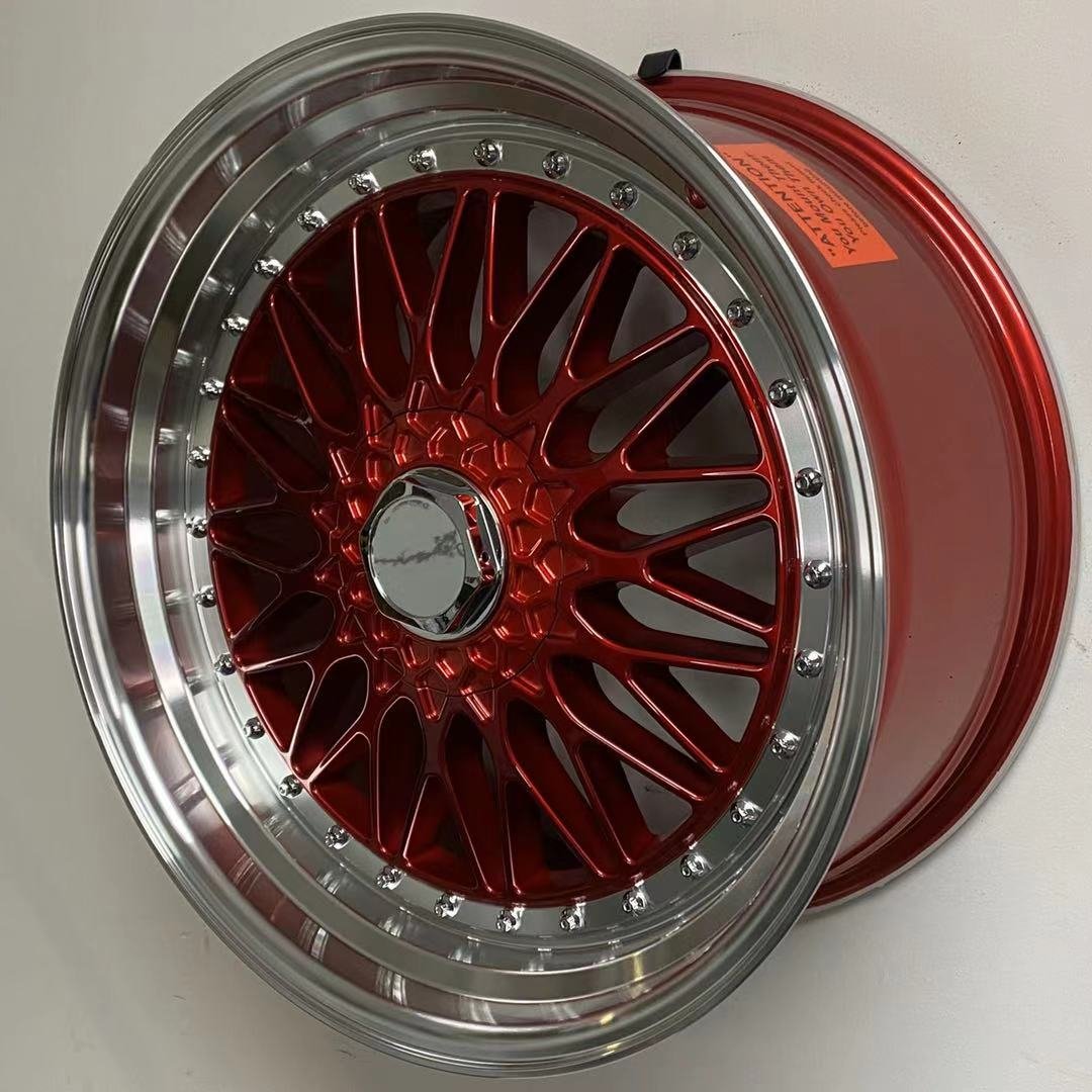 W885 479 Red Machined Lip Silver Rivet 22x9.0 ET30 5x112/114.3 CB73.1