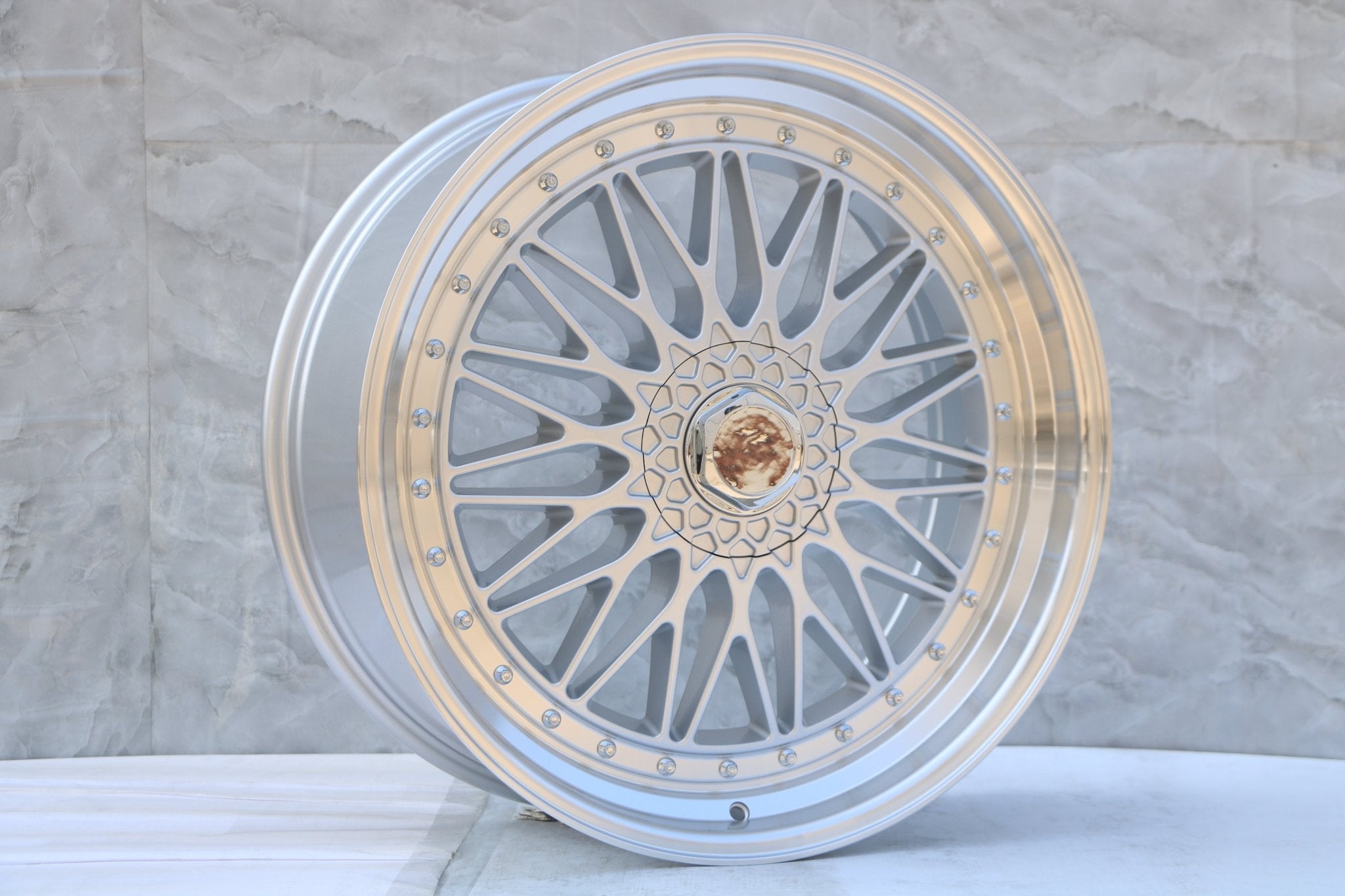 W885 Silver Machined Lip 22x9.0 ET30 5x112/114.3/120 CB73.1  C479-03-S1