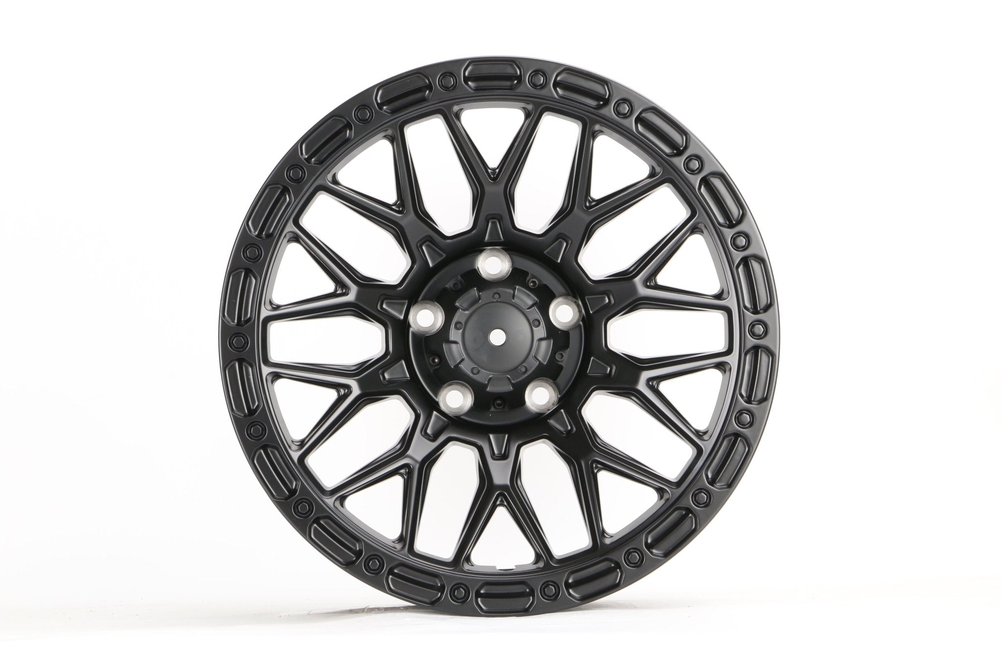 W9000 iV-1010 Satin Black 17x9.0 ET0 5x127 CB71.56