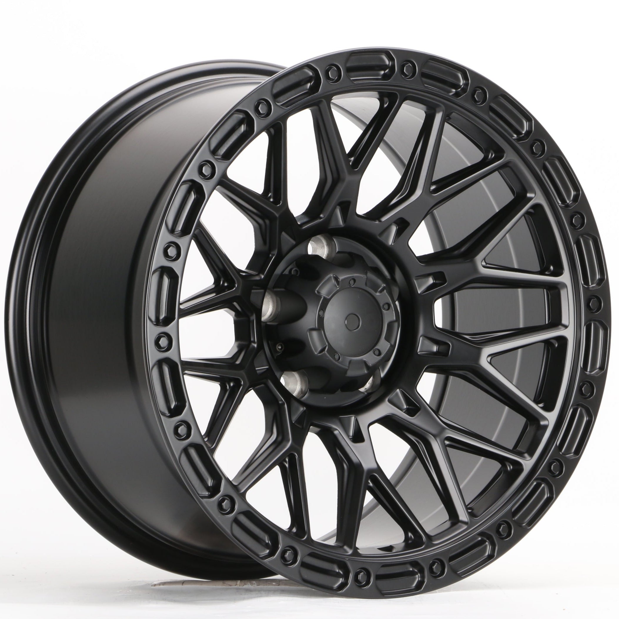 W9000 iV-1010 Satin Black 17x9.0 ET0 5x127 CB71.56
