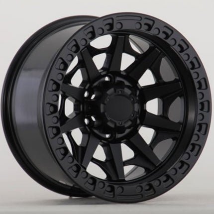 W909 1950 Satin Black 17x9.0 ET0 6x139.7 CB110