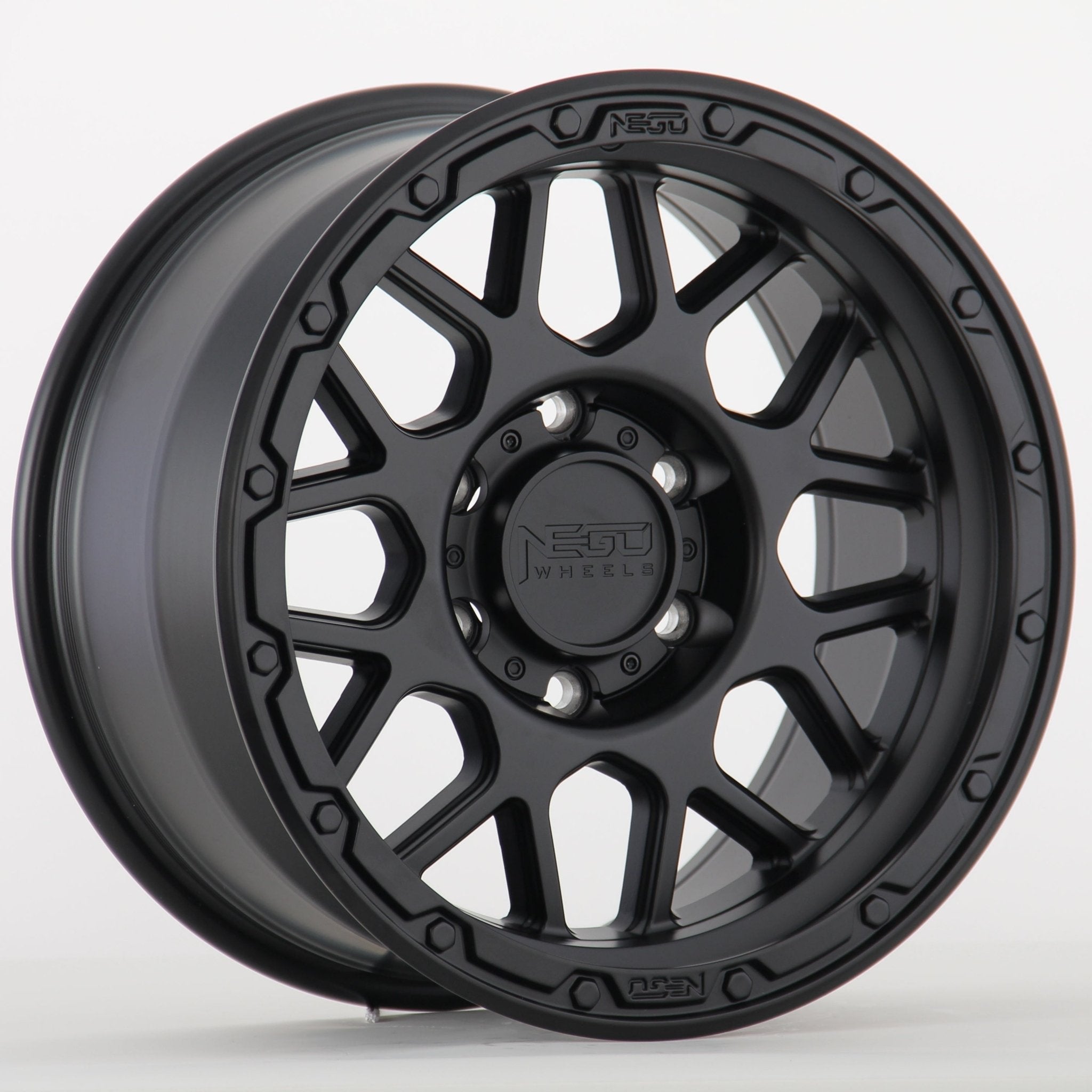 W915 N03 Satin Black 17x8.5 ET0 5x127 CB71.56