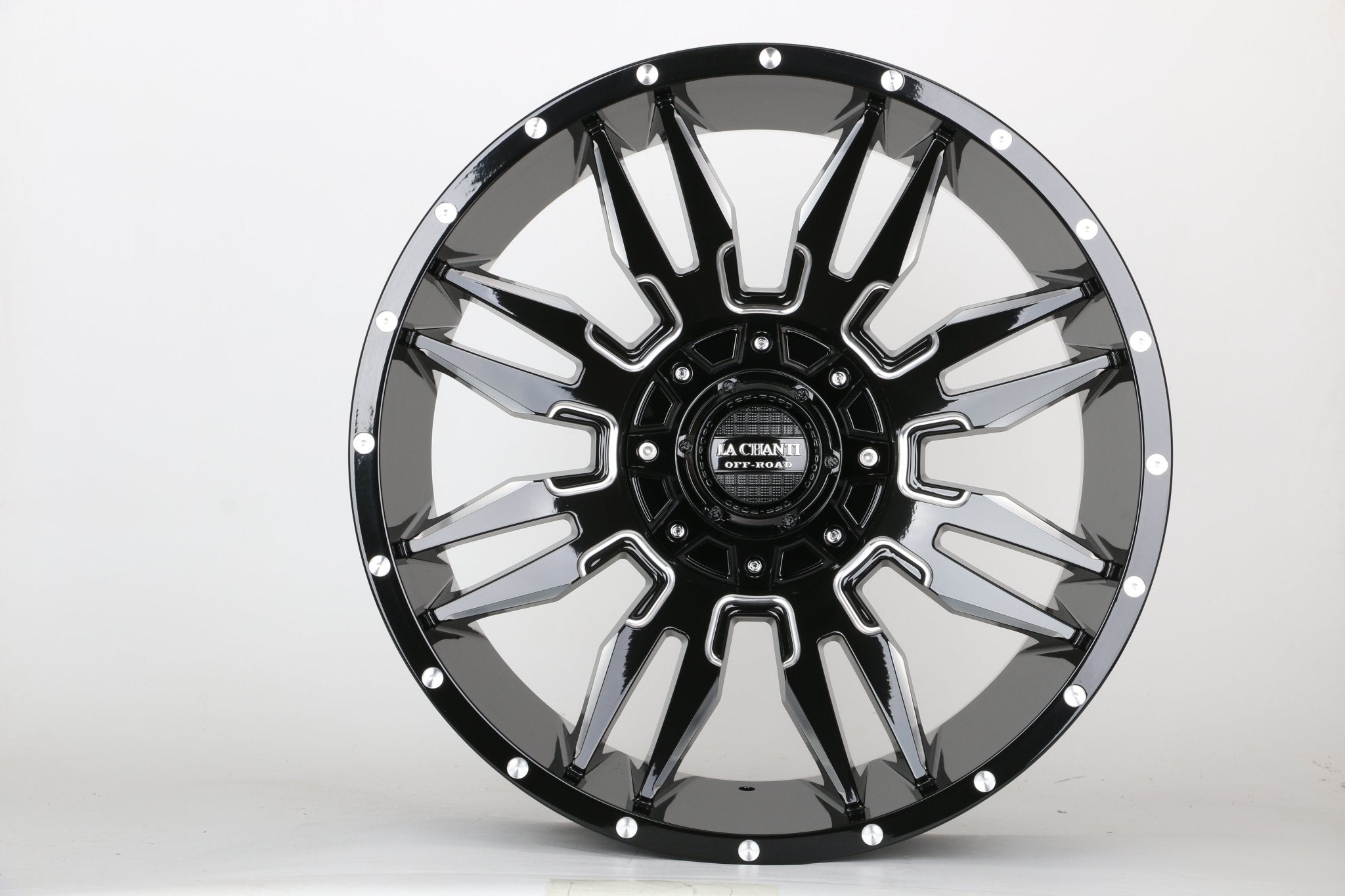W924 1737 Gloss Black Milled 20x10 ET0 6x135/139.7 CB106.1  C1217-B