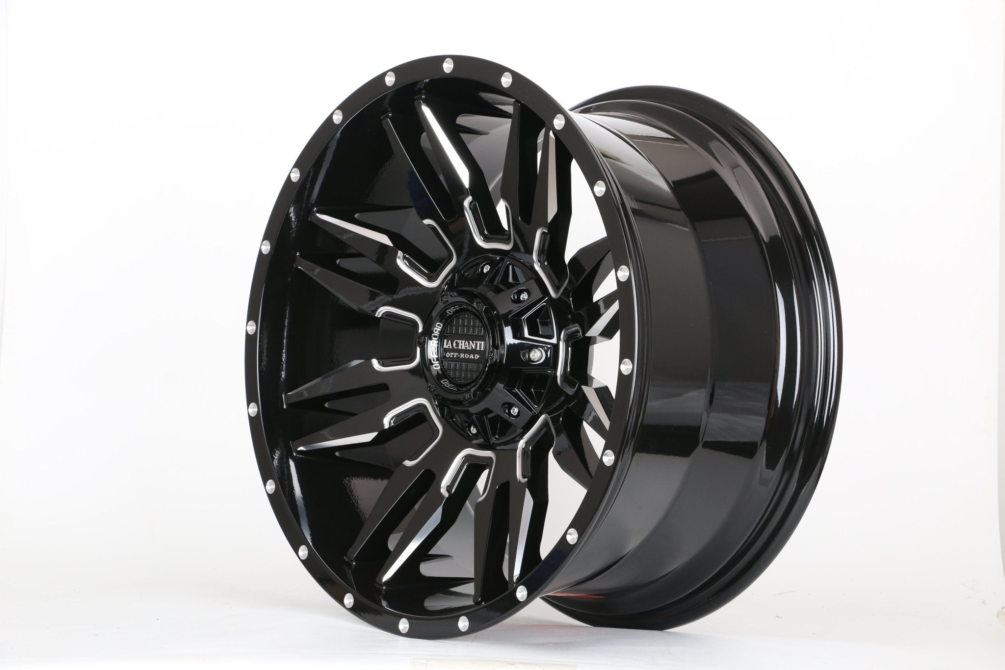W924 1737 Gloss Black Milled 20x10 ET0 6x135/139.7 CB106.1  C1217-B