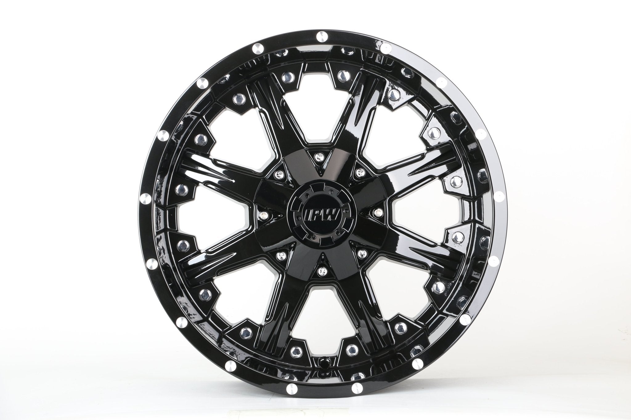 W927 1818 Gloss Black Milled 17x9.0 ET0 6x139.7 CB106.1  C1521IPW-B