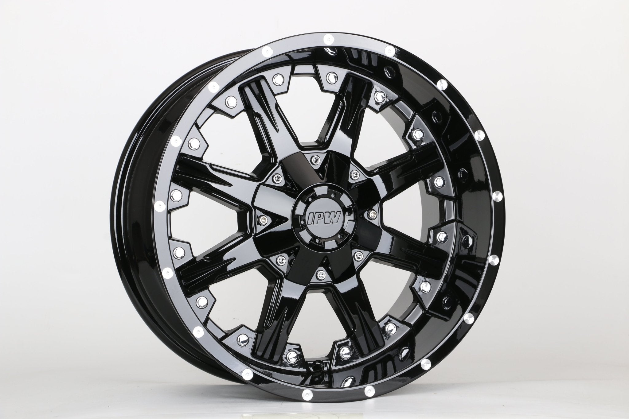 W927 1818 Gloss Black Milled 17x9.0 ET0 6x139.7 CB106.1  C1521IPW-B