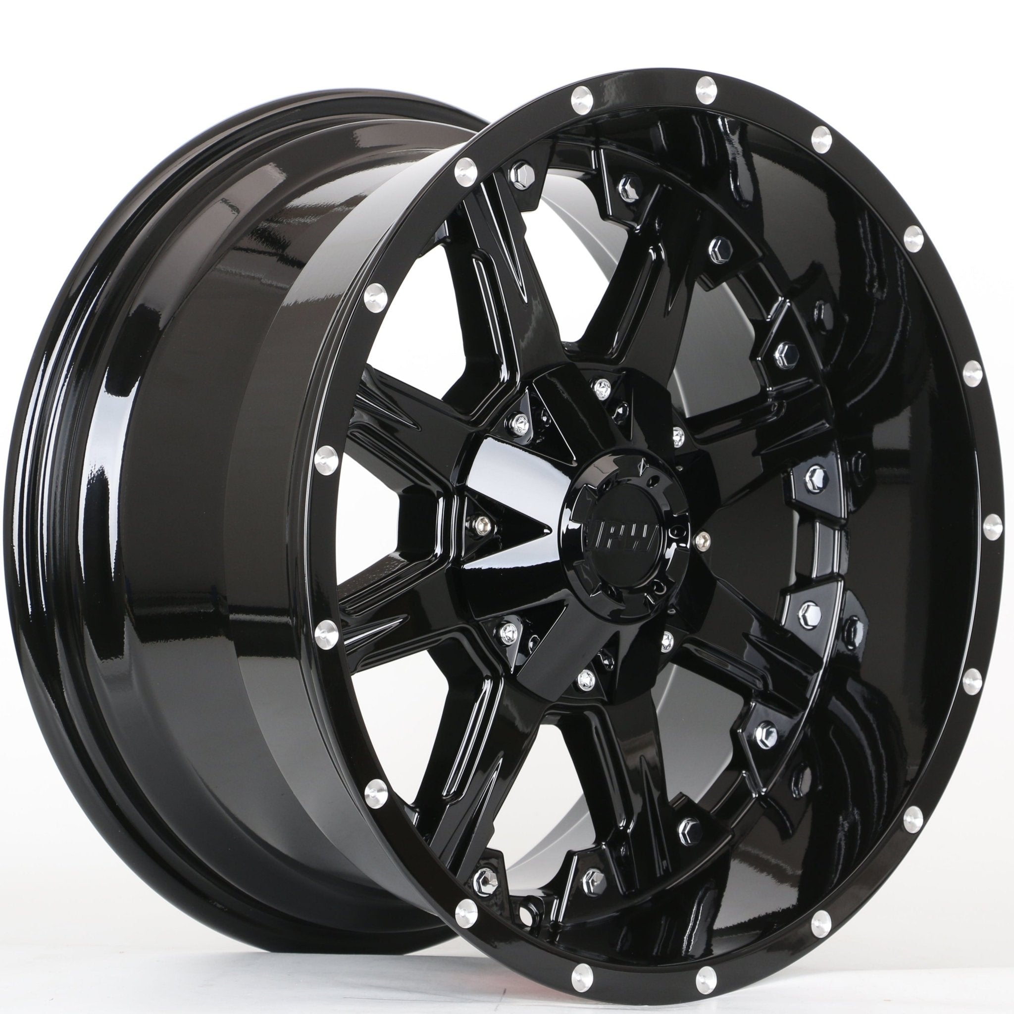 W927 1818 Gloss Black Milled 17x9.0 ET0 5x127 CB71.5  C1521IPW-B