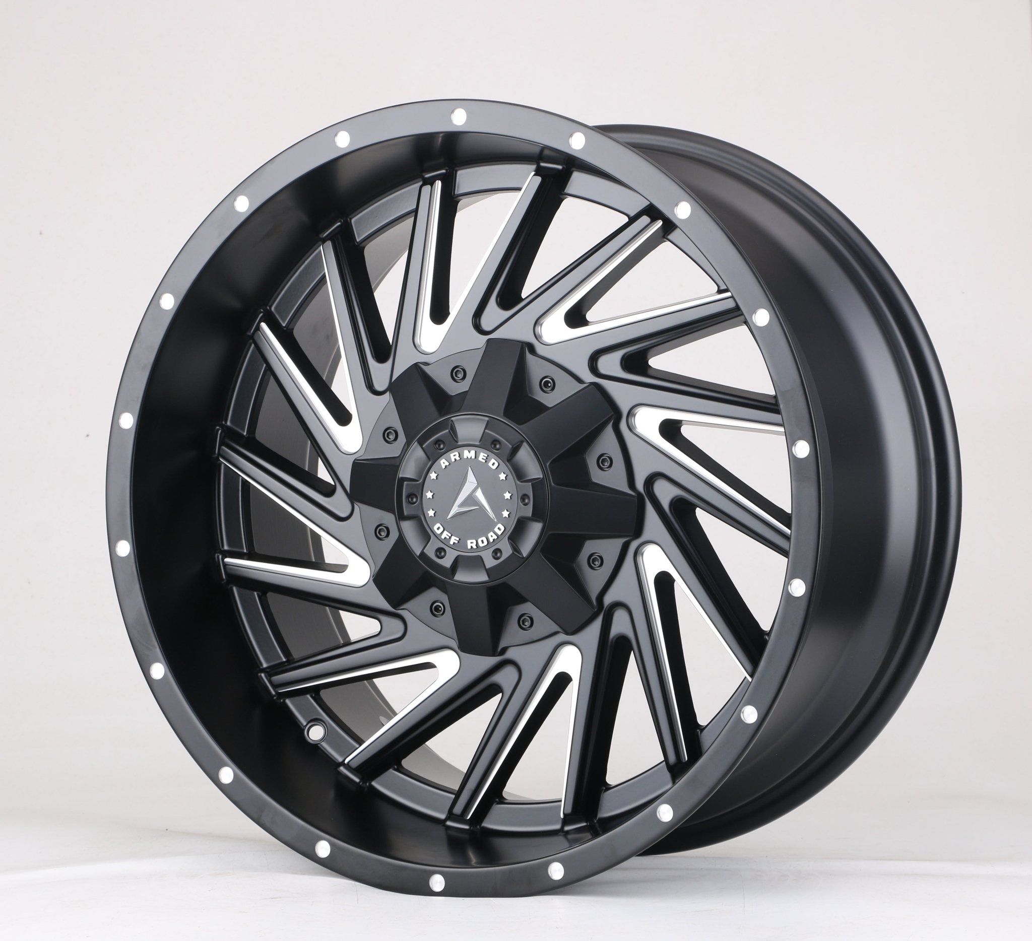 W954 IV-421 Satin Black Milled 20x10 ET-12 5x127/139.7 CB87.1