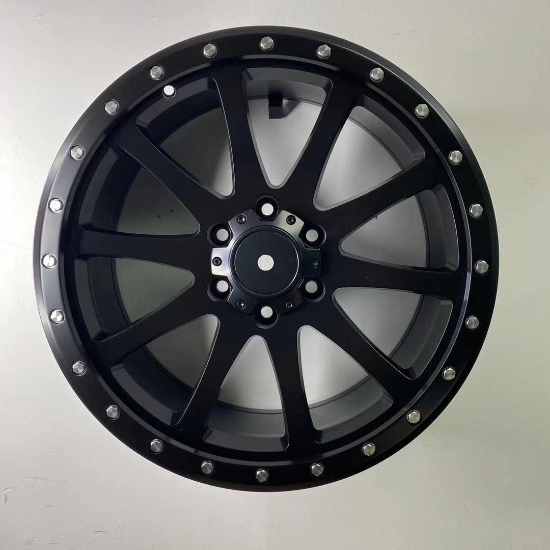 W958 D1516 Satin Black 20x9.0 ET25 6x139.7 CB106.1