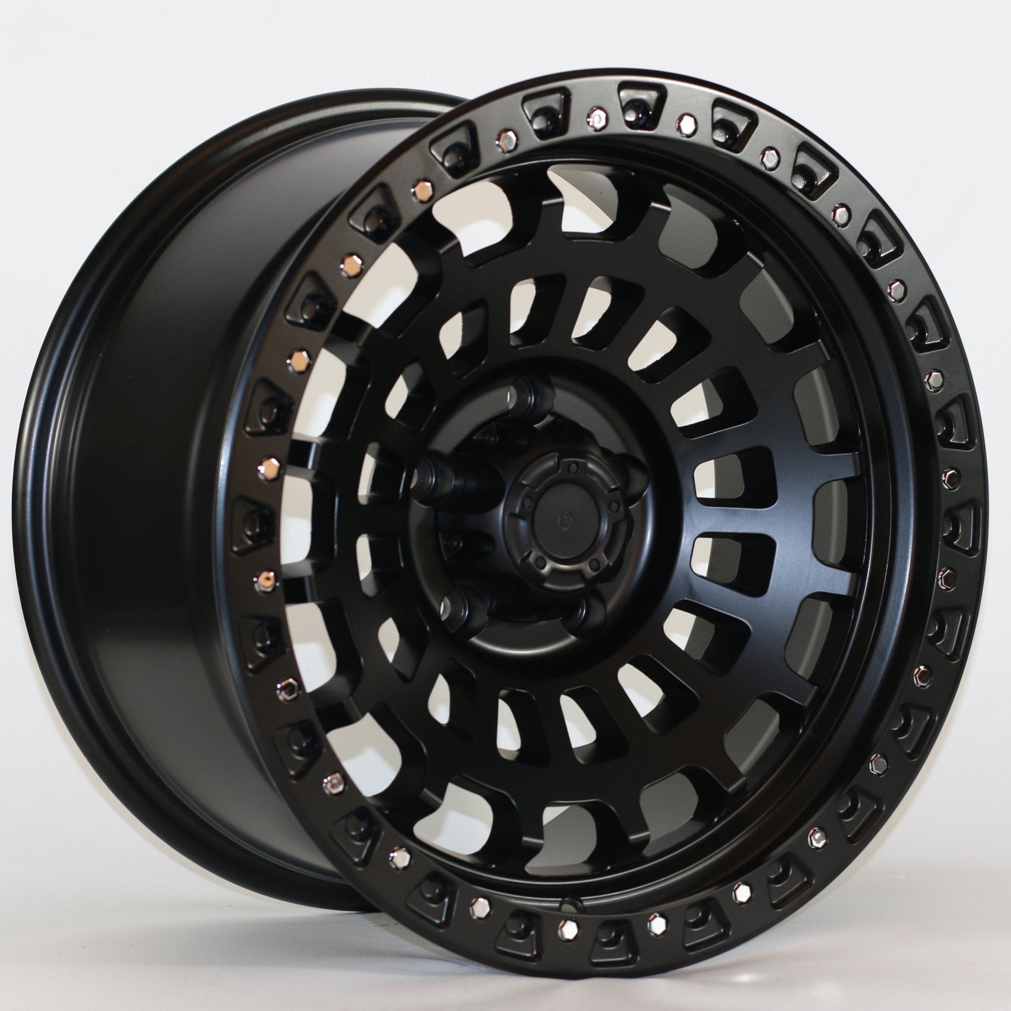 W966 IV-692 Satin Black 17x9.0 ET-12 CB71.56 5x127