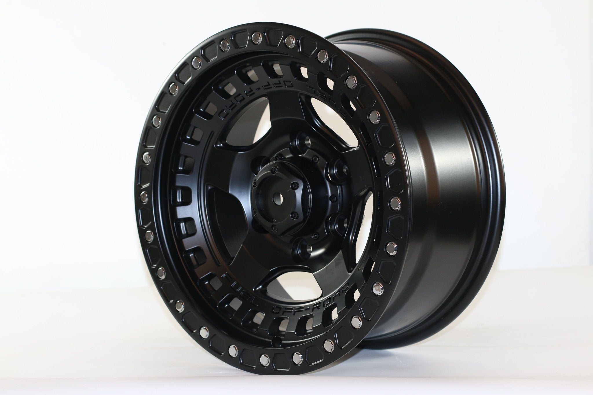 W967 iV-655 Satin Black 17x9.0 ET-12 5x127 CB71.56