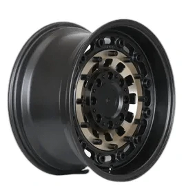 W971 IV-676 Satin Black + Bronze 17x9.0 ET0 6x139.7 CB110
