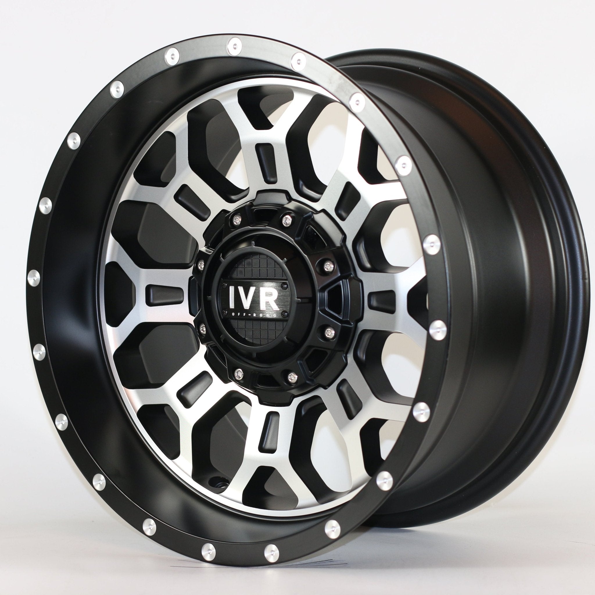 W974 IV-332 Satin Black Milled 17x9.0 ET-12 5x127 CB71.56