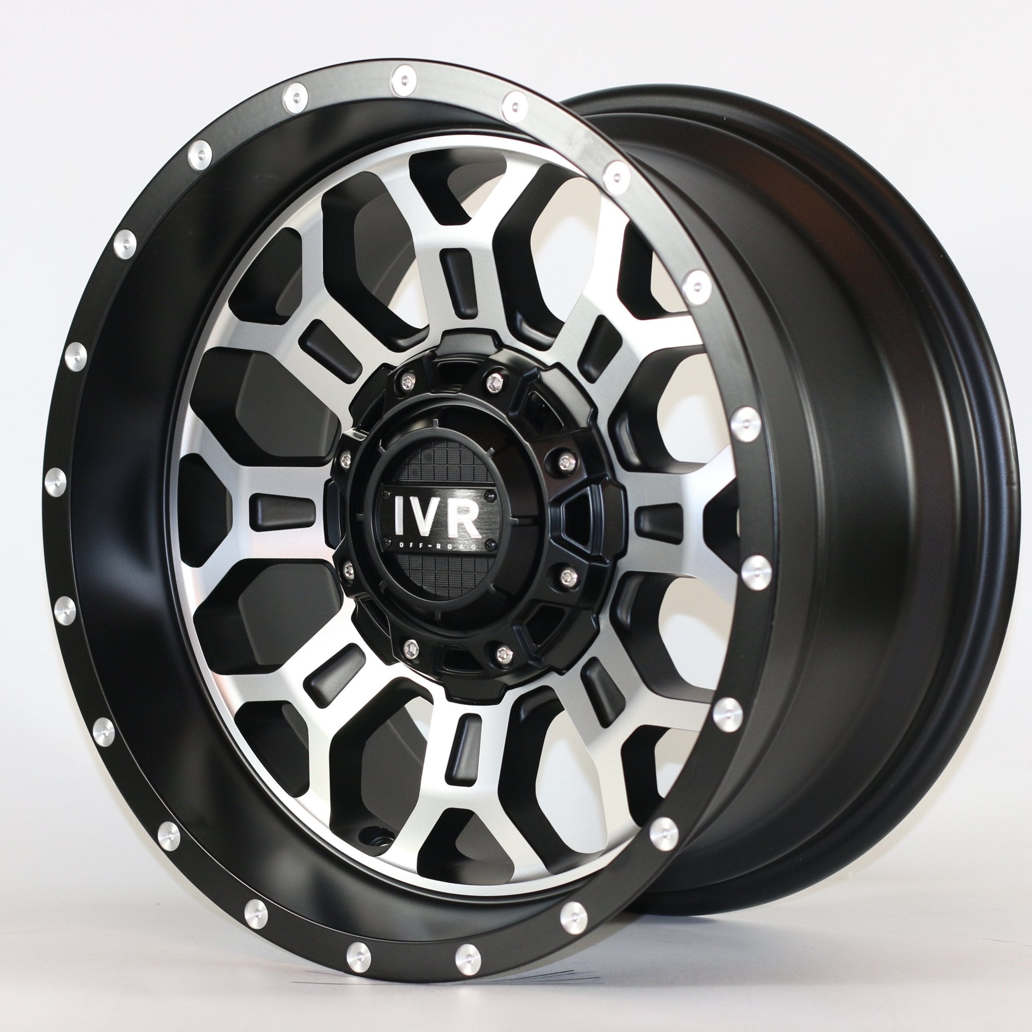 W974 IV-332 Satin Black Milled 17x9.0 ET-12 5x127 CB71.56