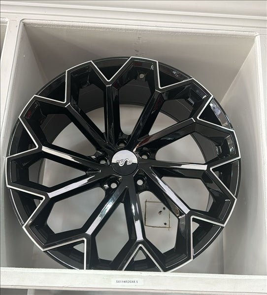 U2 WHEEL U2-65-M 22X8 ET +38 5x120 CB (74.2) B+MW1