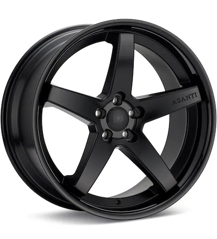 ASANTI BLACK LABEL ABL-31 GLOSS BLACK MILLED CHROME LIP