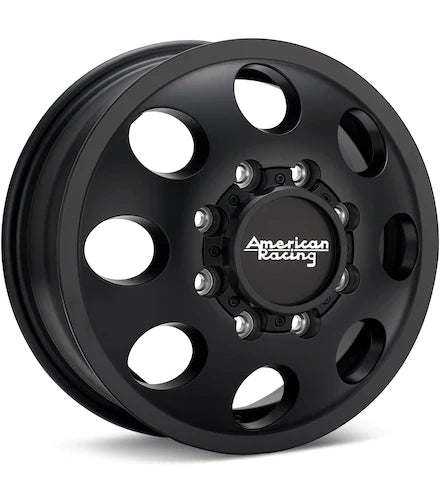 AMERICAN RACING WHEELS  AR204 BAJA DUALLY BLACK PAINTED