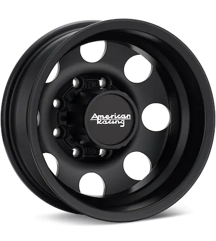 AMERICAN RACING WHEELS  AR204 BAJA DUALLY BLACK PAINTED